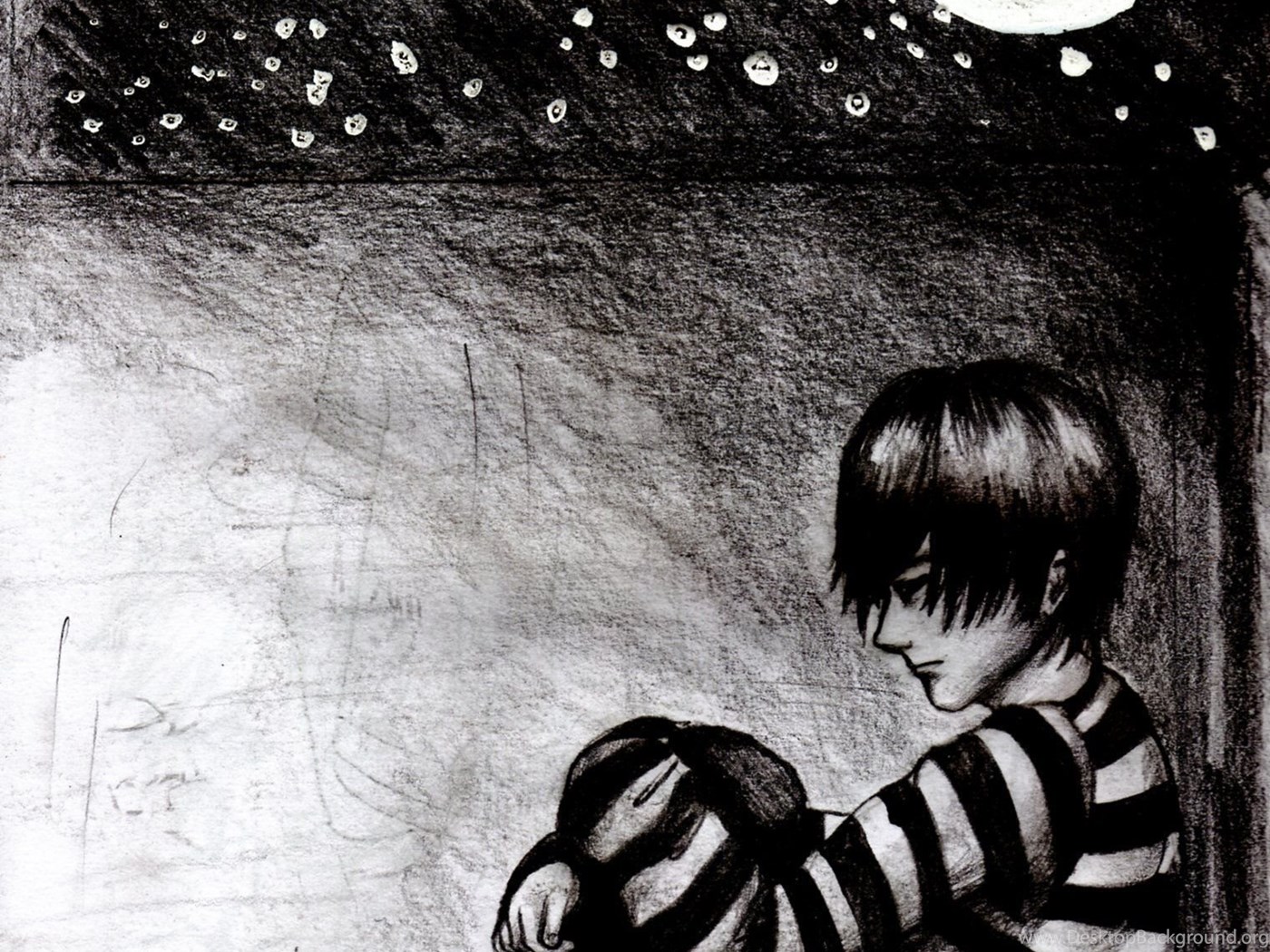 Sad Anime Boy Crying Wallpapers