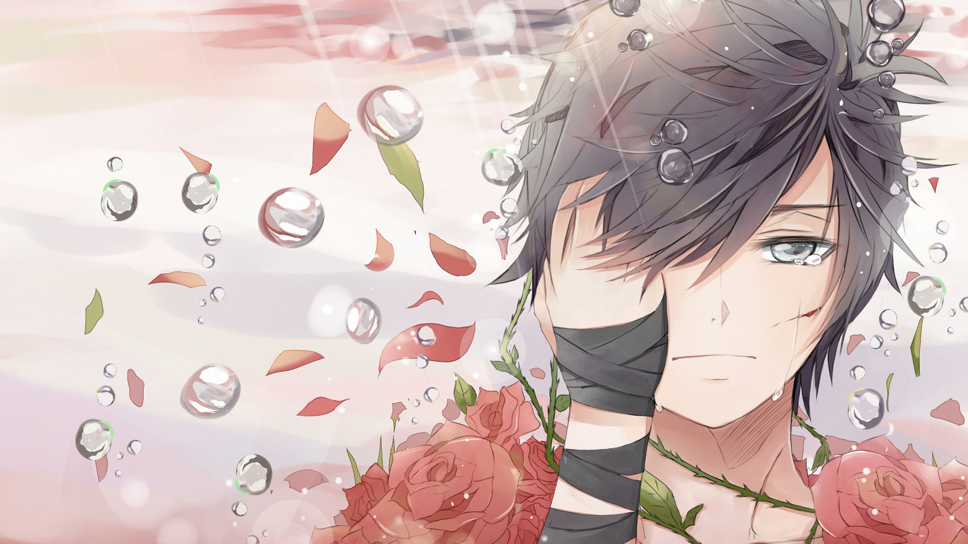 Sad Anime Boy Crying Wallpapers