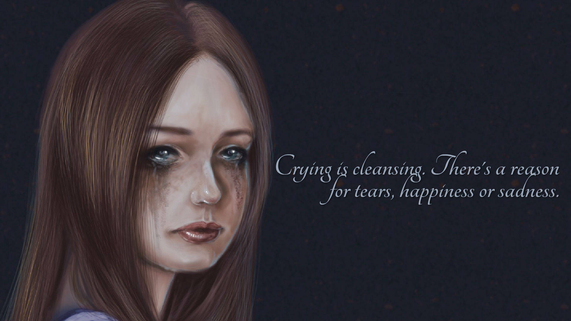 Sad Girl Image With Quotes Wallpapers