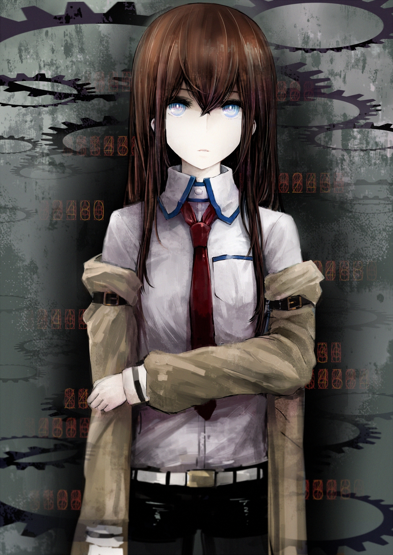 Sad Makise Kurisu Wallpapers