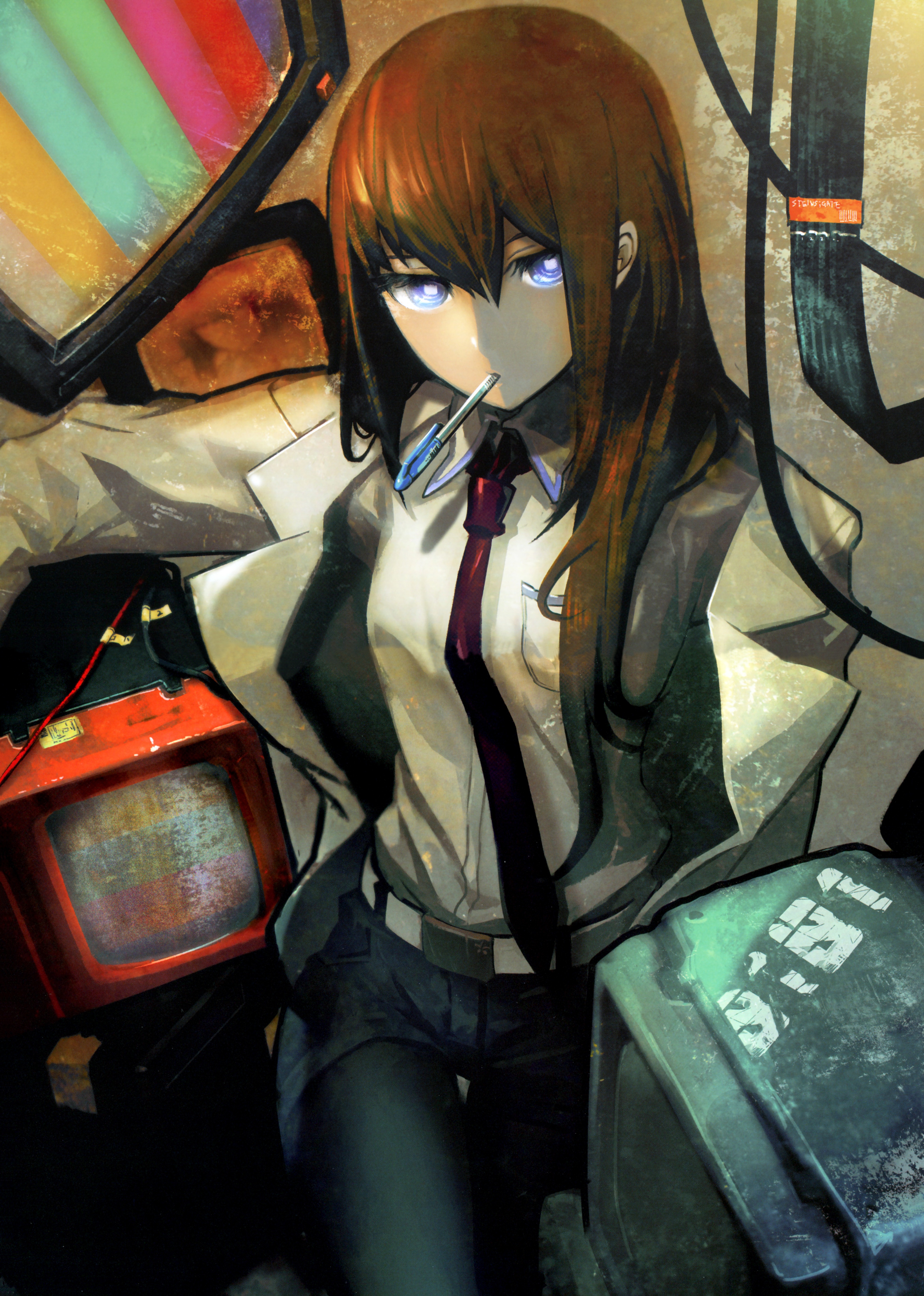 Sad Makise Kurisu Wallpapers