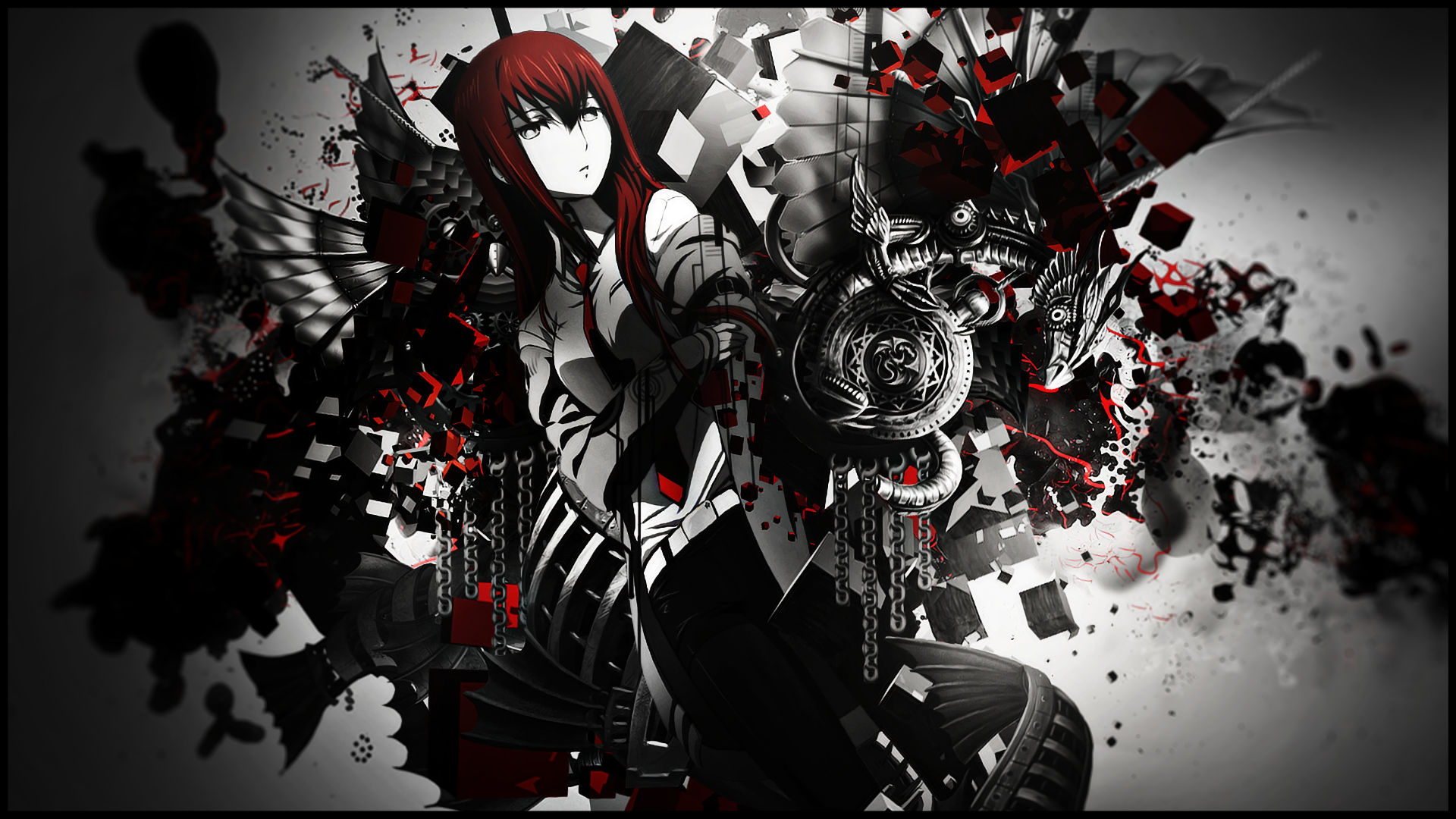 Sad Makise Kurisu Wallpapers