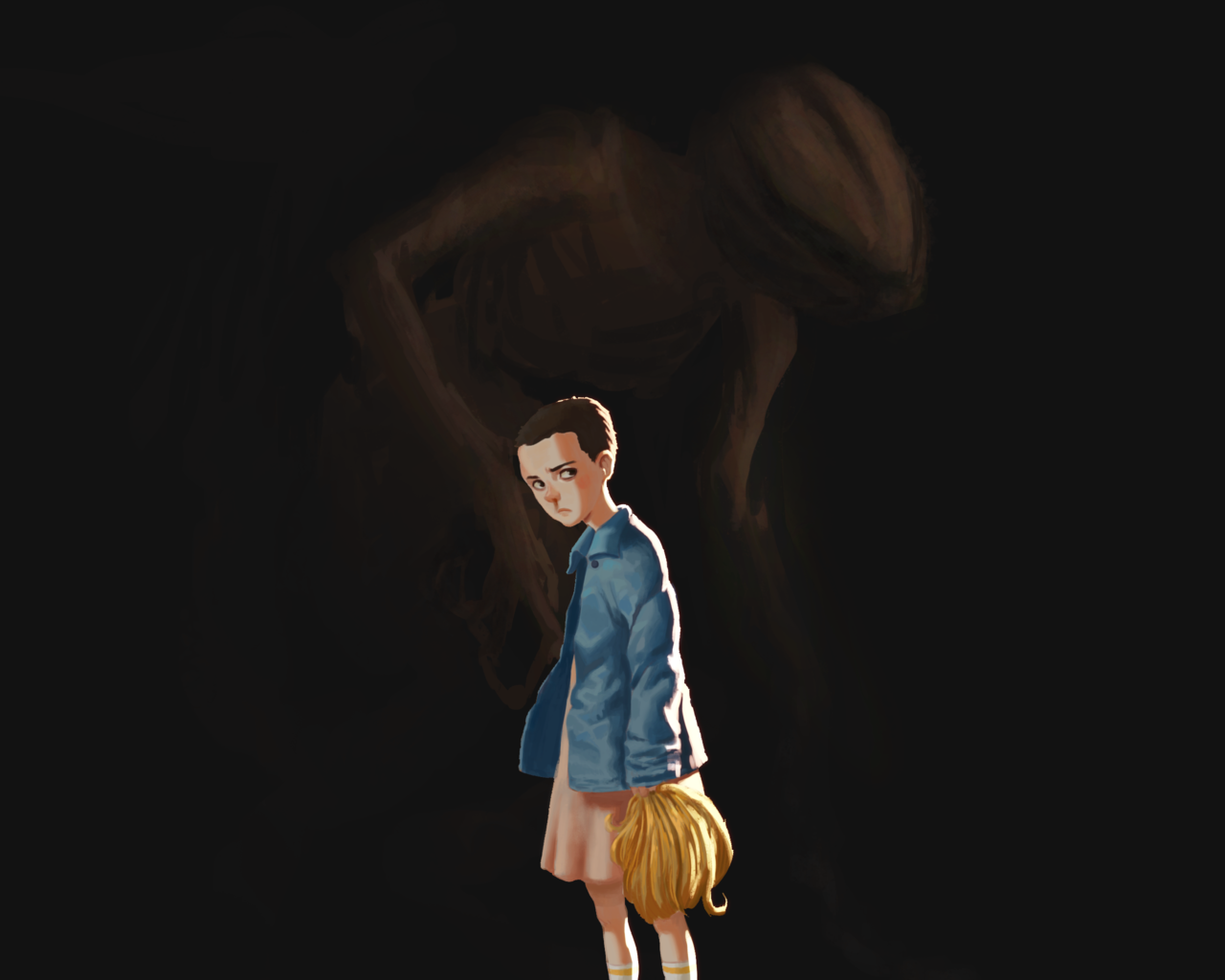 Sadie Aka Max In Sink Stranger Things Fanart Wallpapers