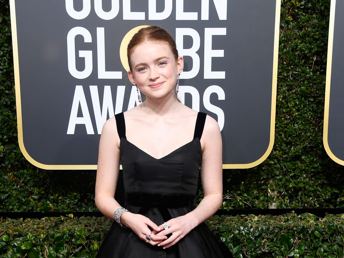 Sadie Sink Red Dress 2021 Wallpapers