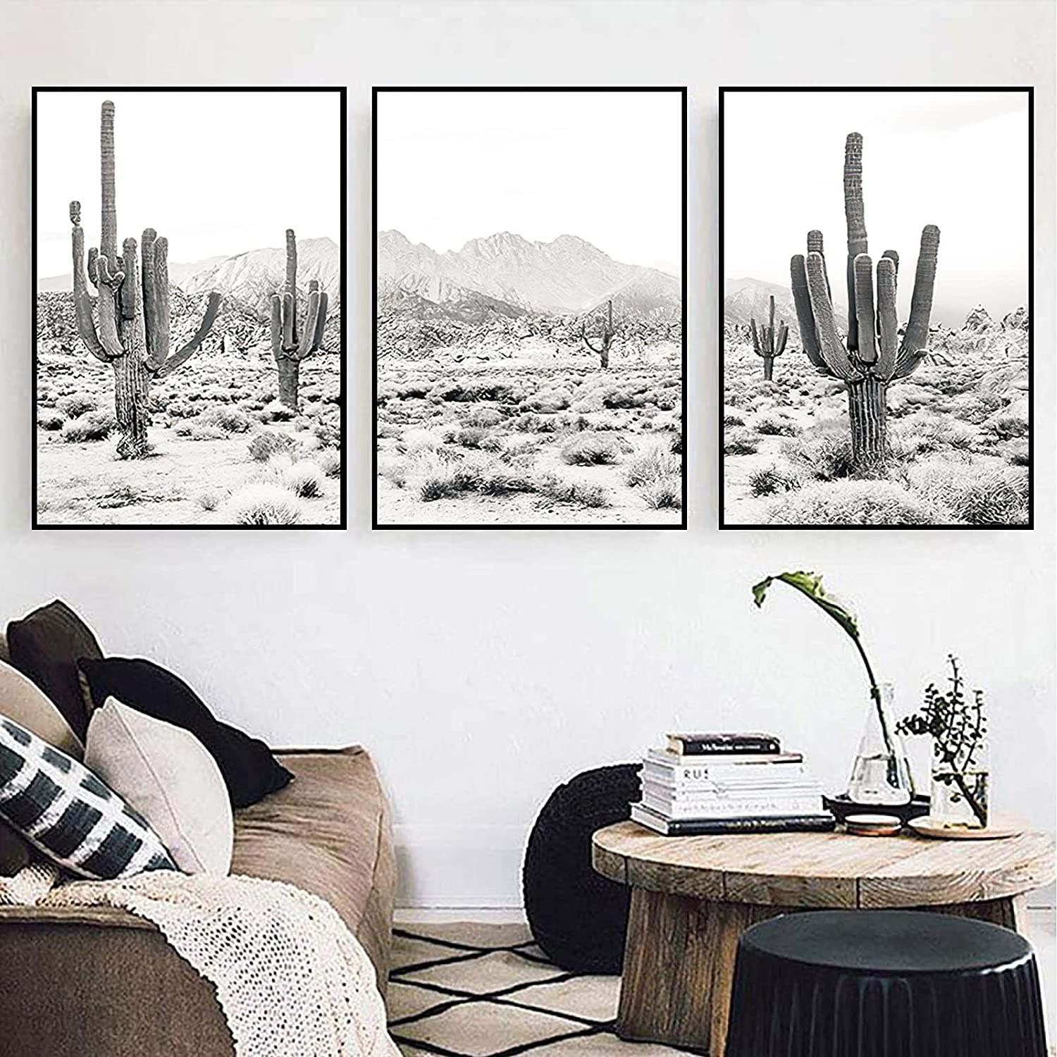 Saguaro Geometric Line Art Wallpapers