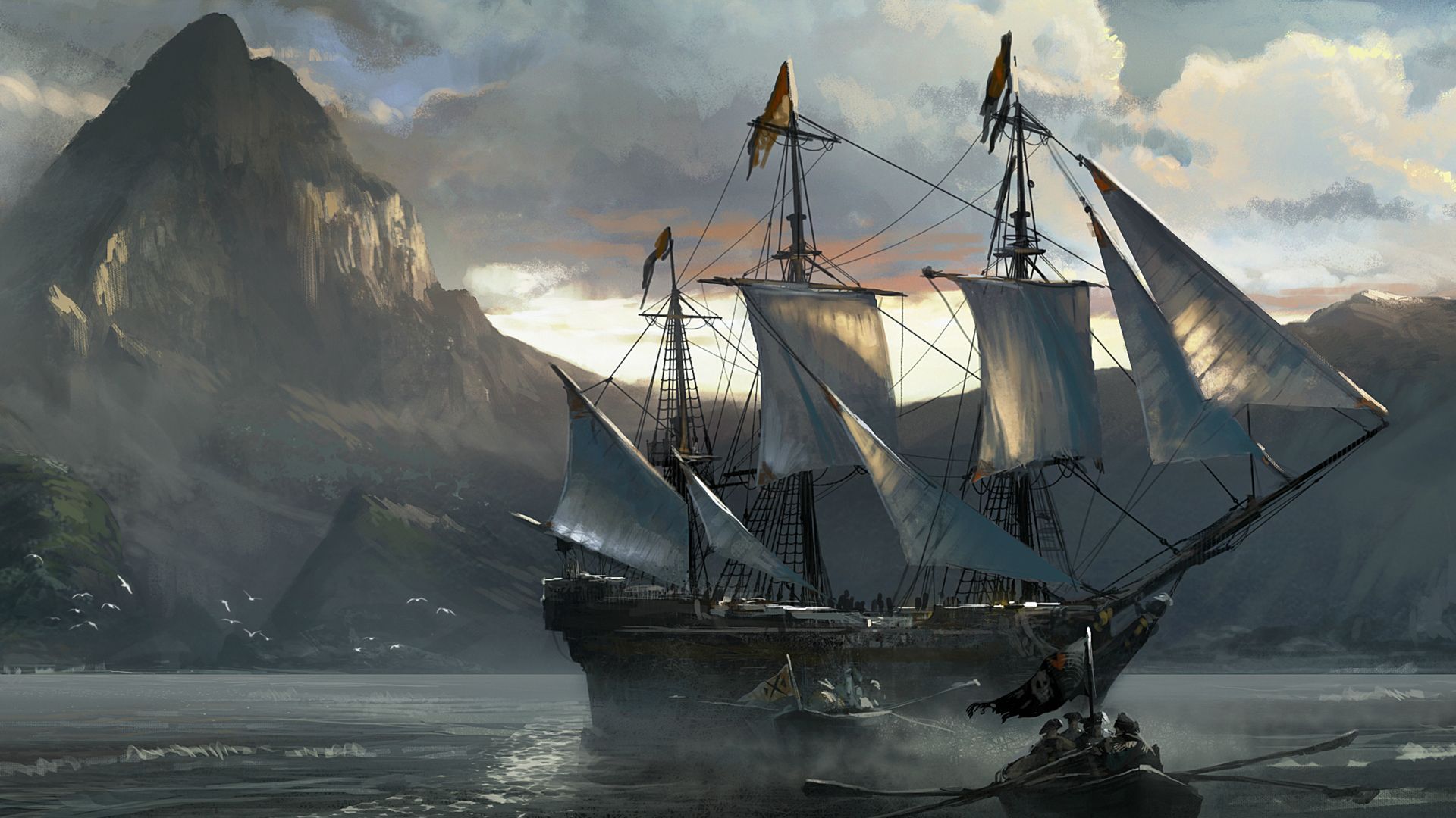 Sailing Ship Art Wallpapers