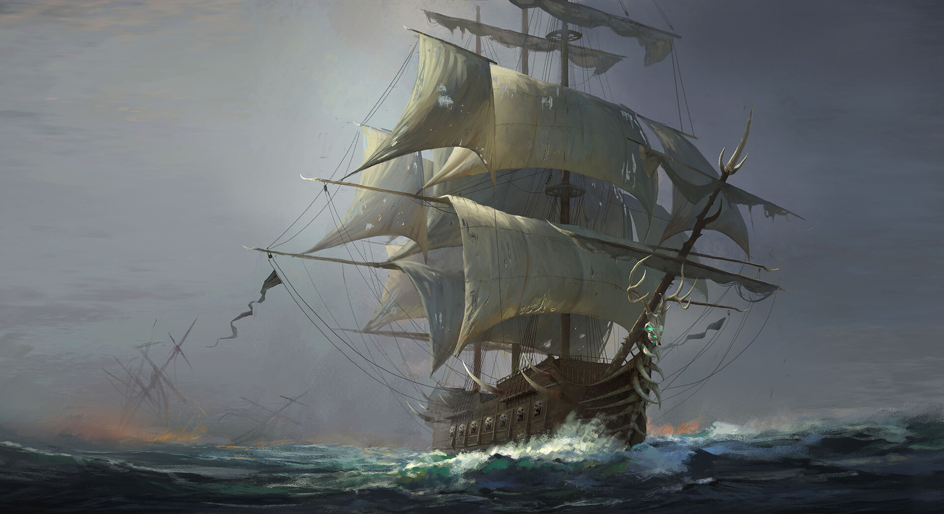 Sailing Ship Art Wallpapers