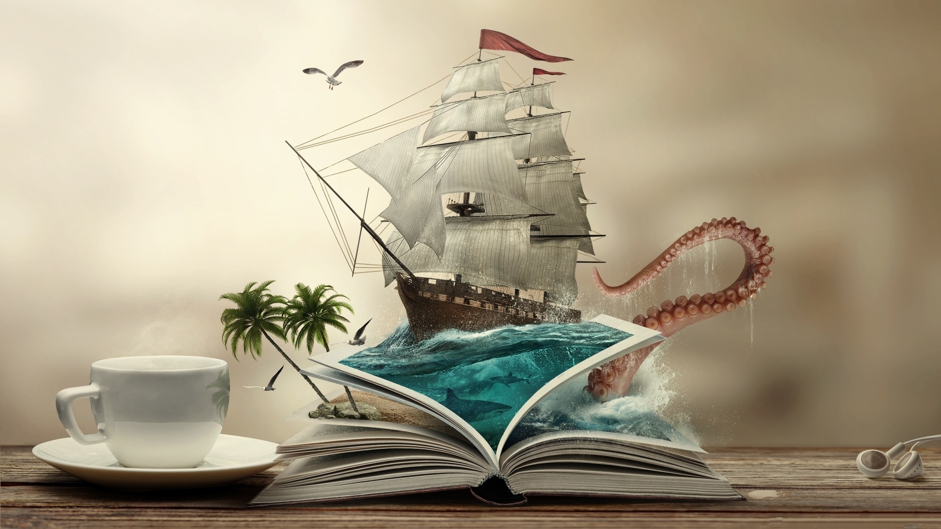 Sailing Ship Art Wallpapers