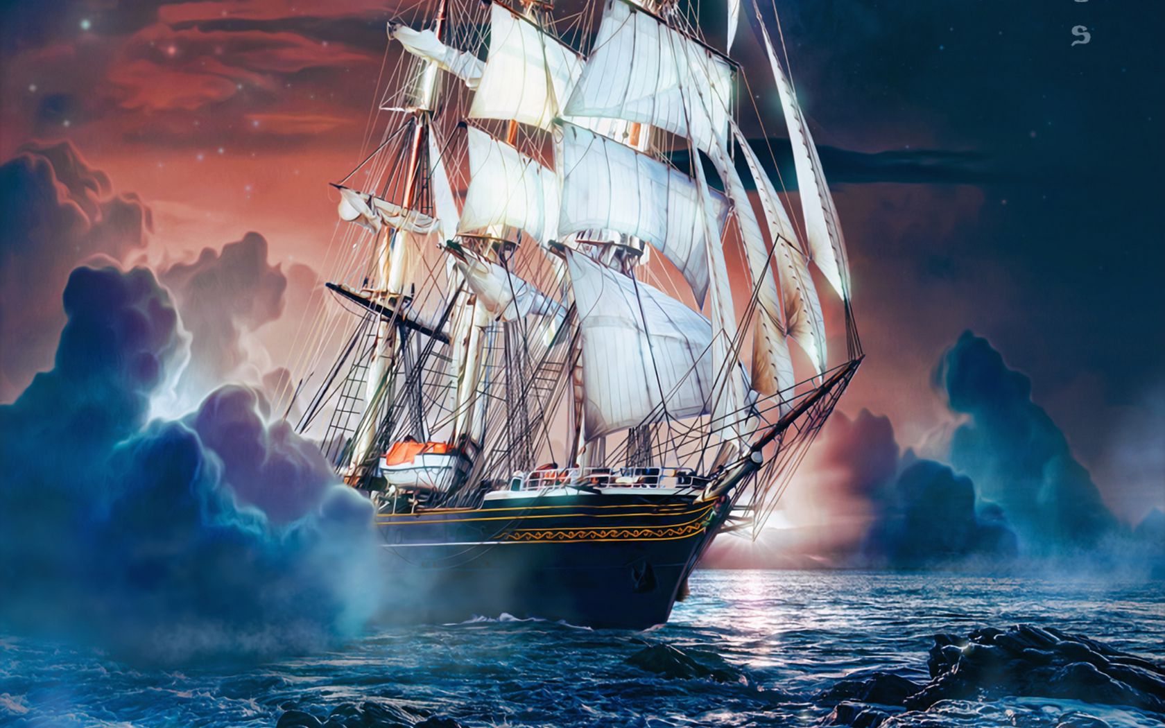 Sailing Ship Art Wallpapers