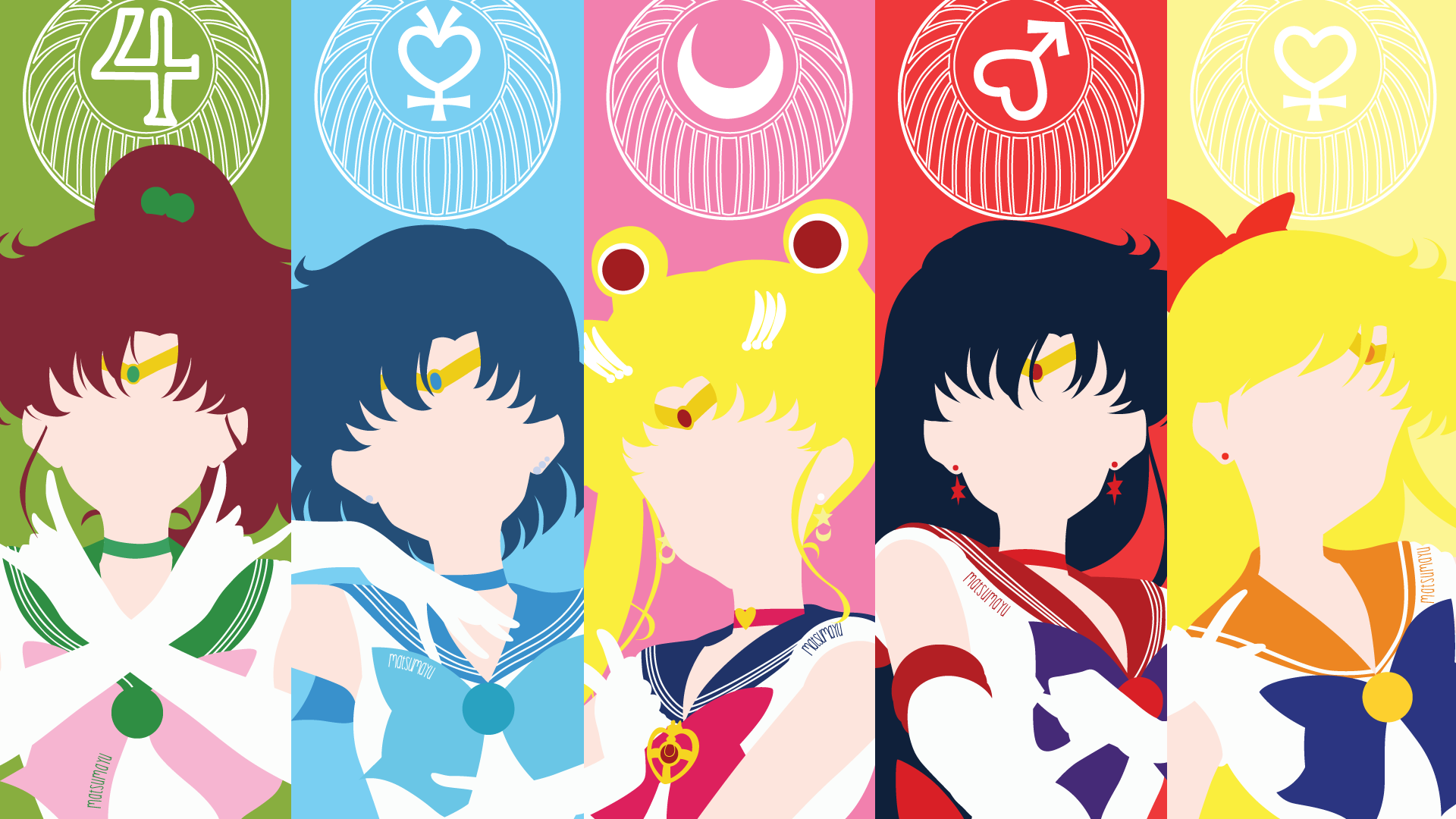 Sailor Moon Minimalist Wallpapers