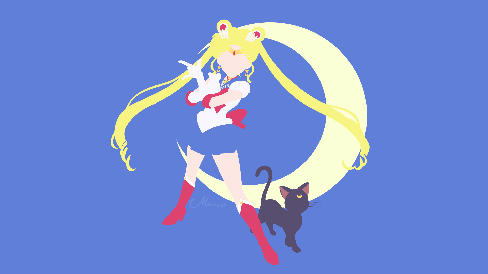 Sailor Moon Minimalist Wallpapers