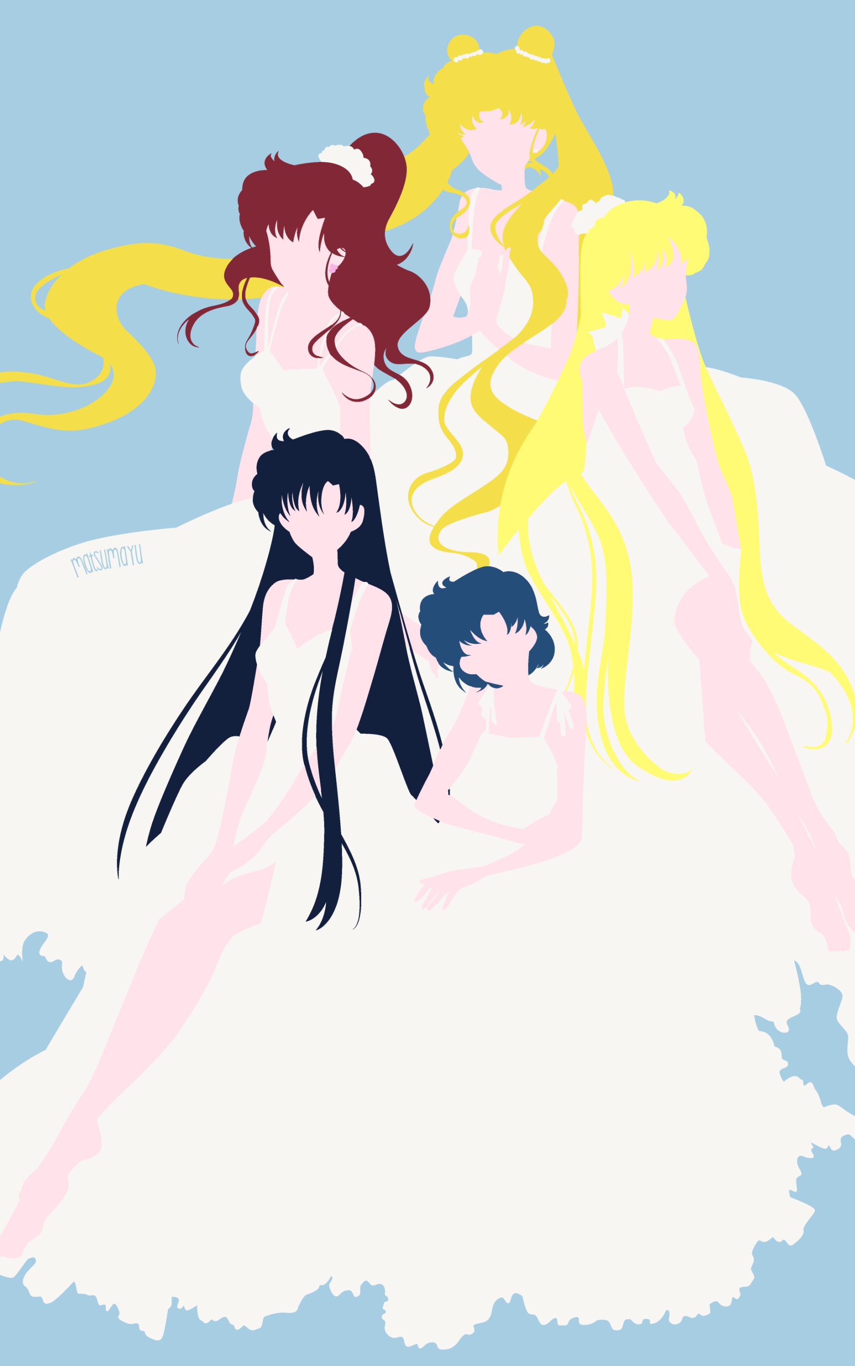 Sailor Moon Minimalist Wallpapers