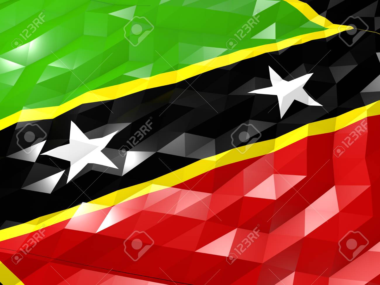 Saint Kitts And Nevis Flag Wallpapers