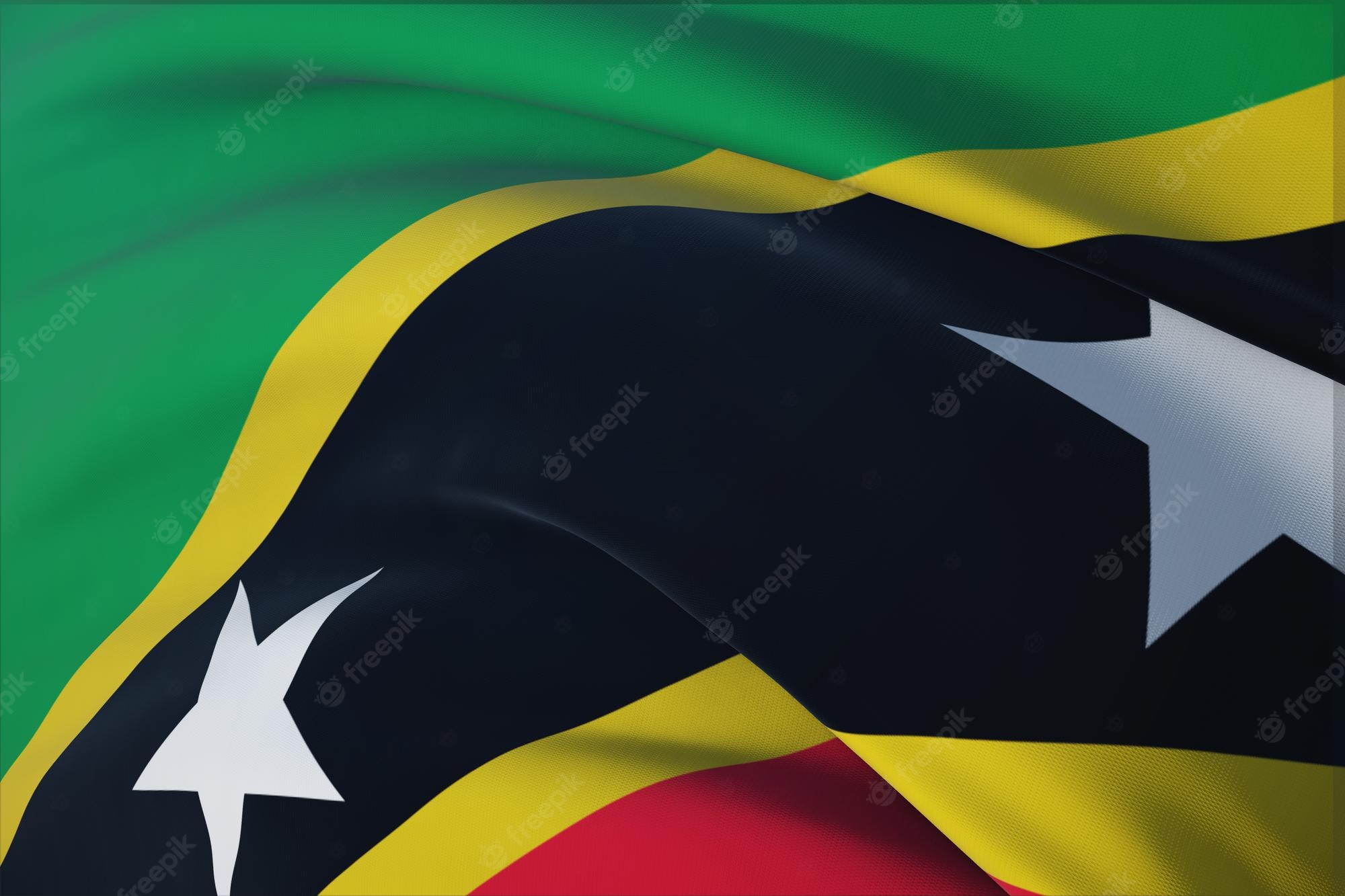 Saint Kitts And Nevis Flag Wallpapers