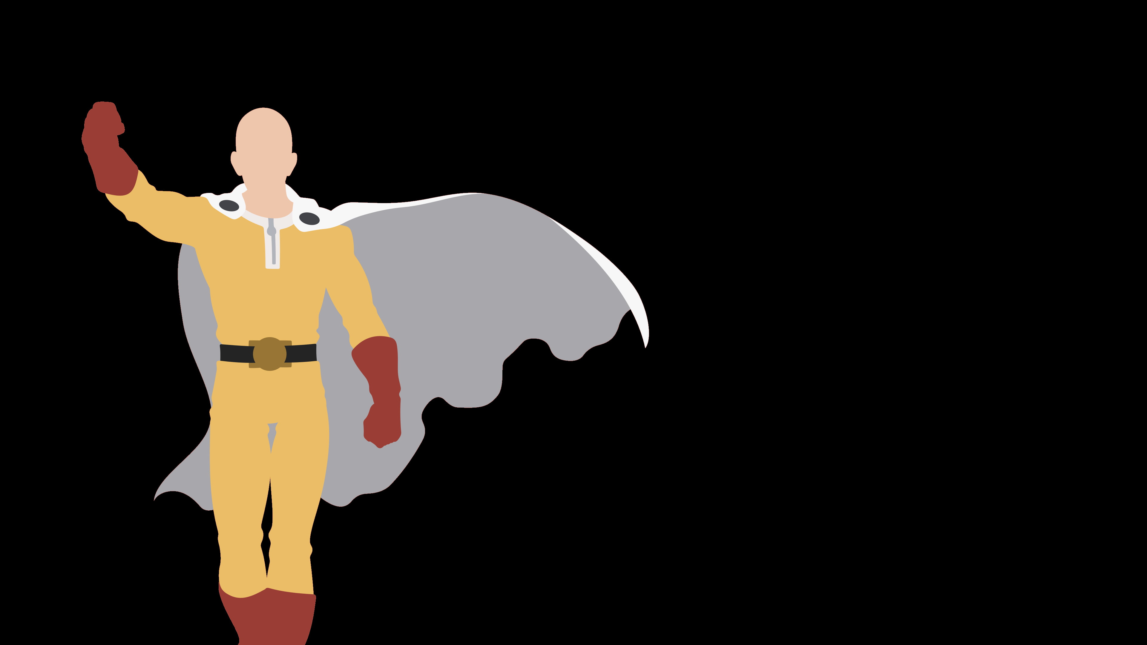 Saitama 4K Minimal Wallpapers