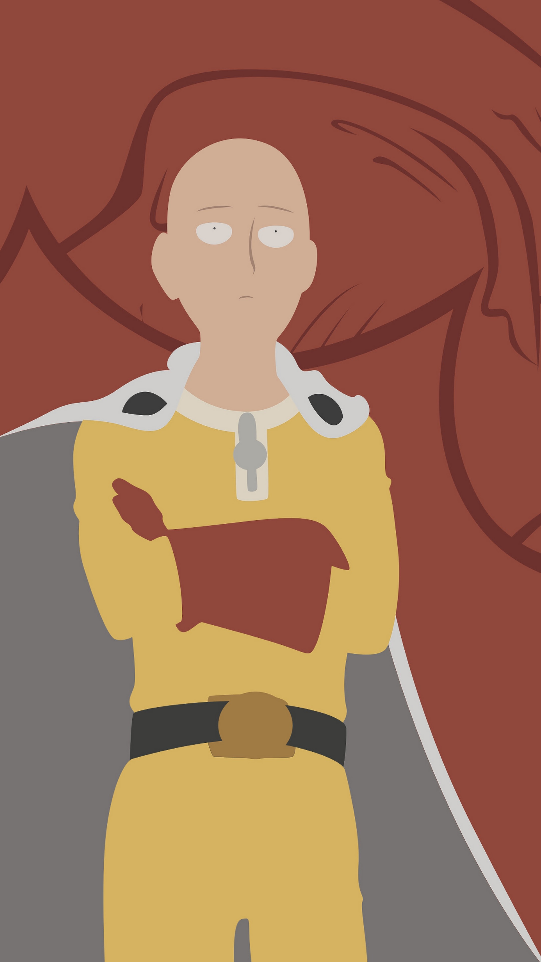 Saitama 4K Minimal Wallpapers