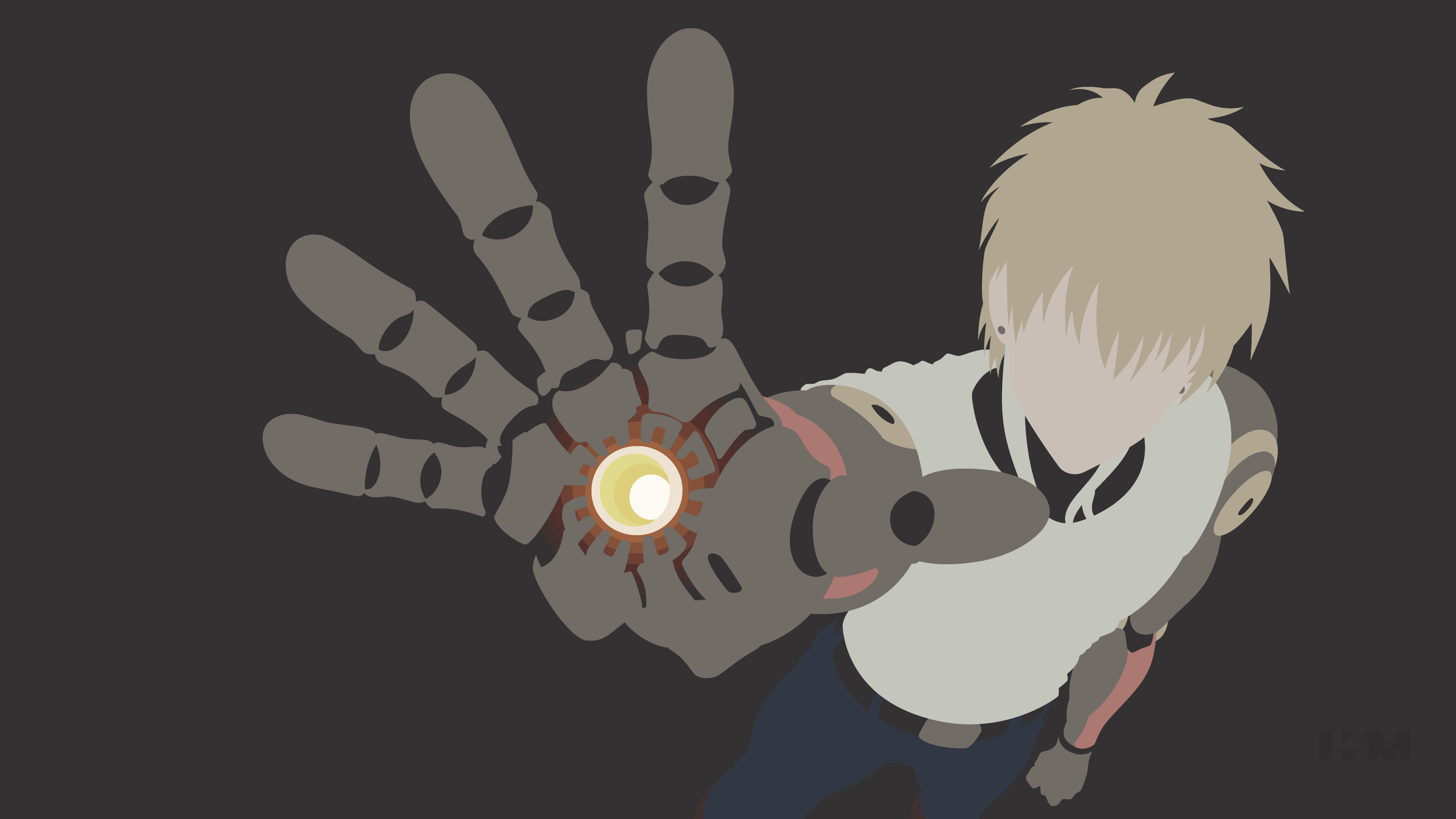 Saitama 4K Minimal Wallpapers