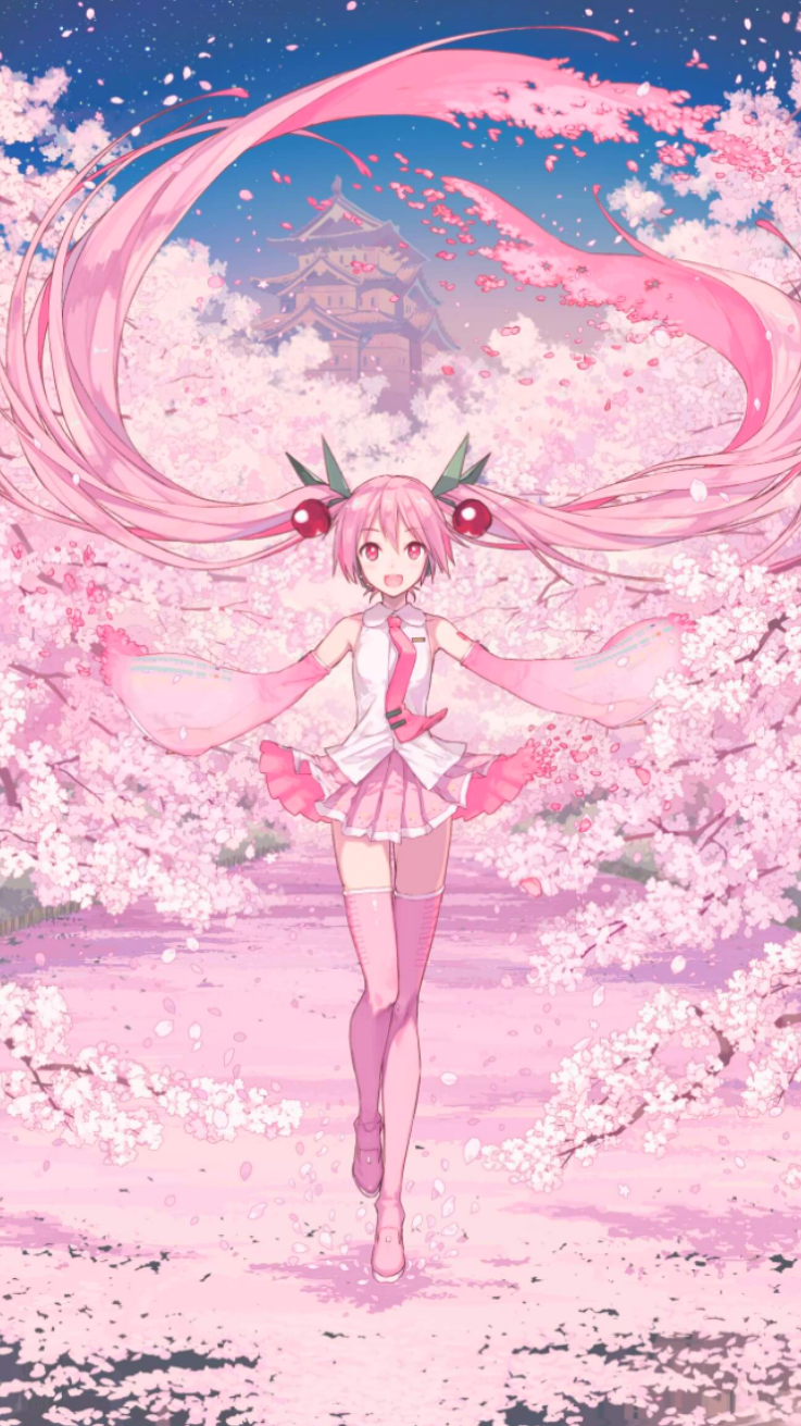 Sakura Miku Wallpapers