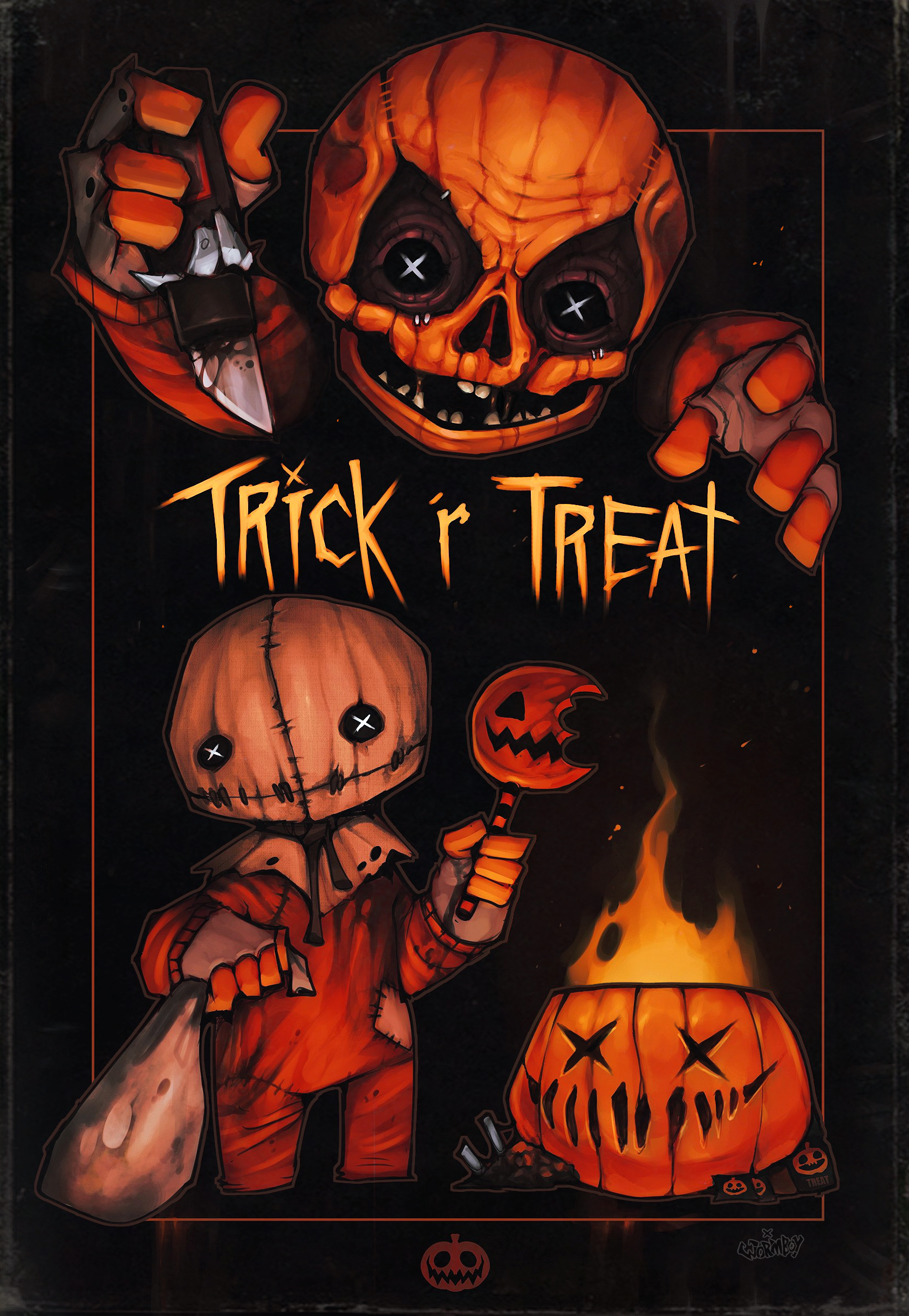 Sam Trick R Treat Wallpapers