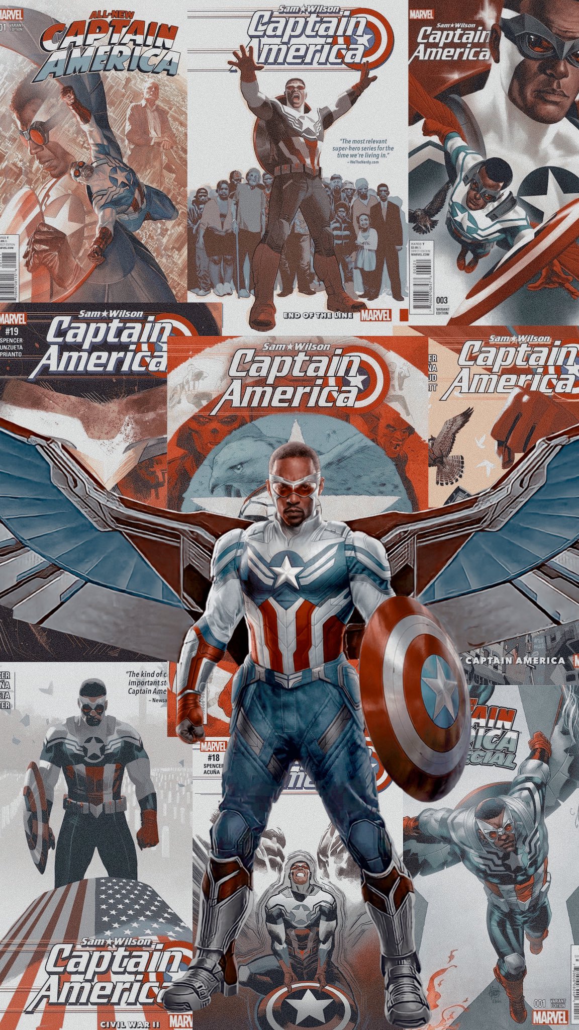 Sam Wilson Captain America Wallpapers