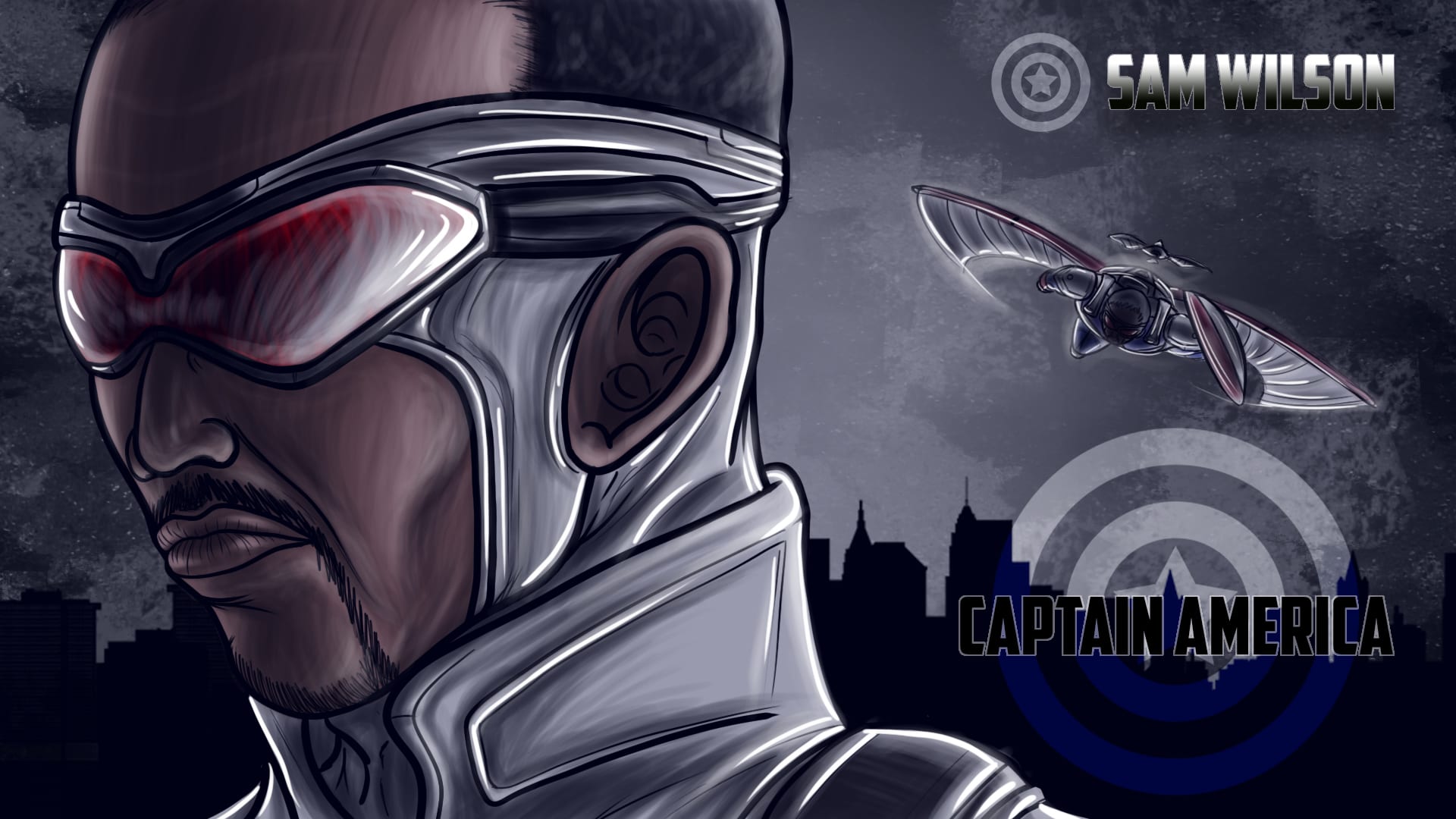 Sam Wilson Captain America Wallpapers