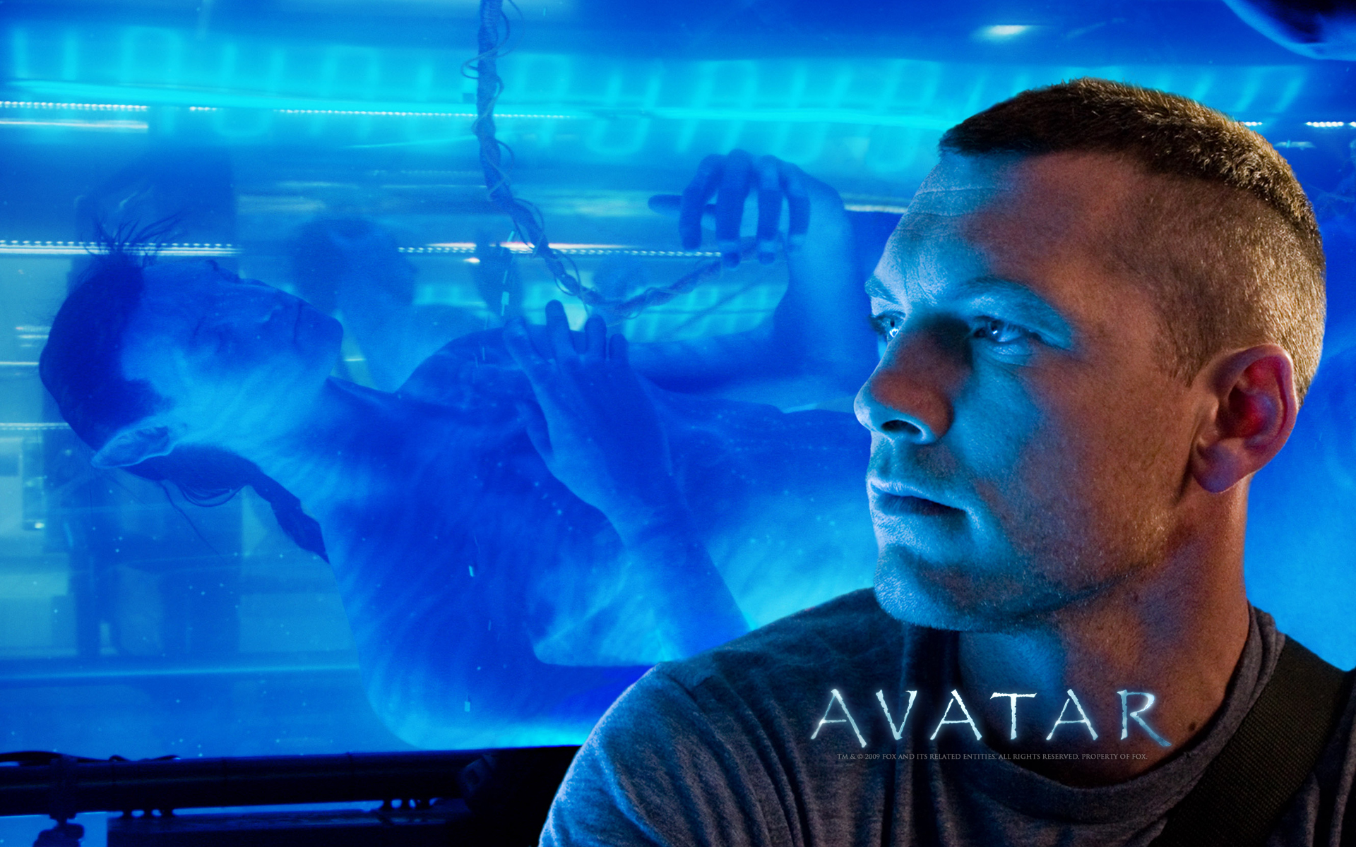 Sam Worthington As Jake Sully Avatar Wallpapers