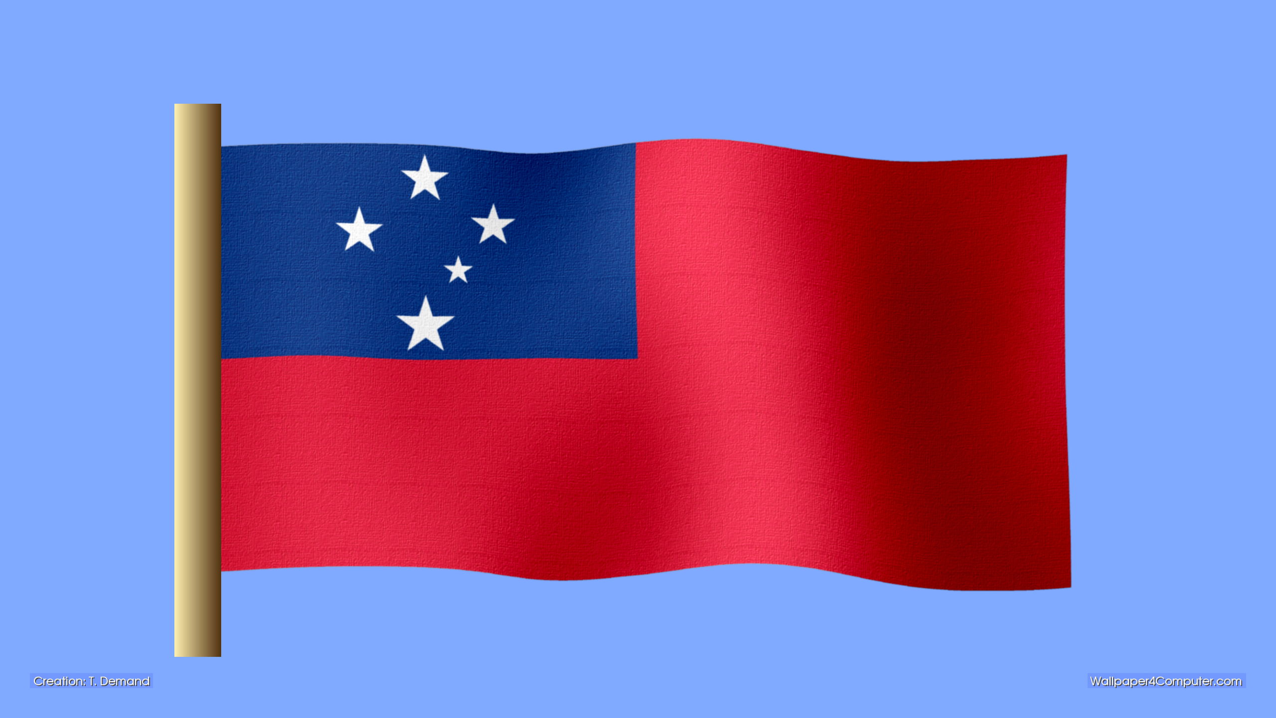 Samoa Flag Wallpapers