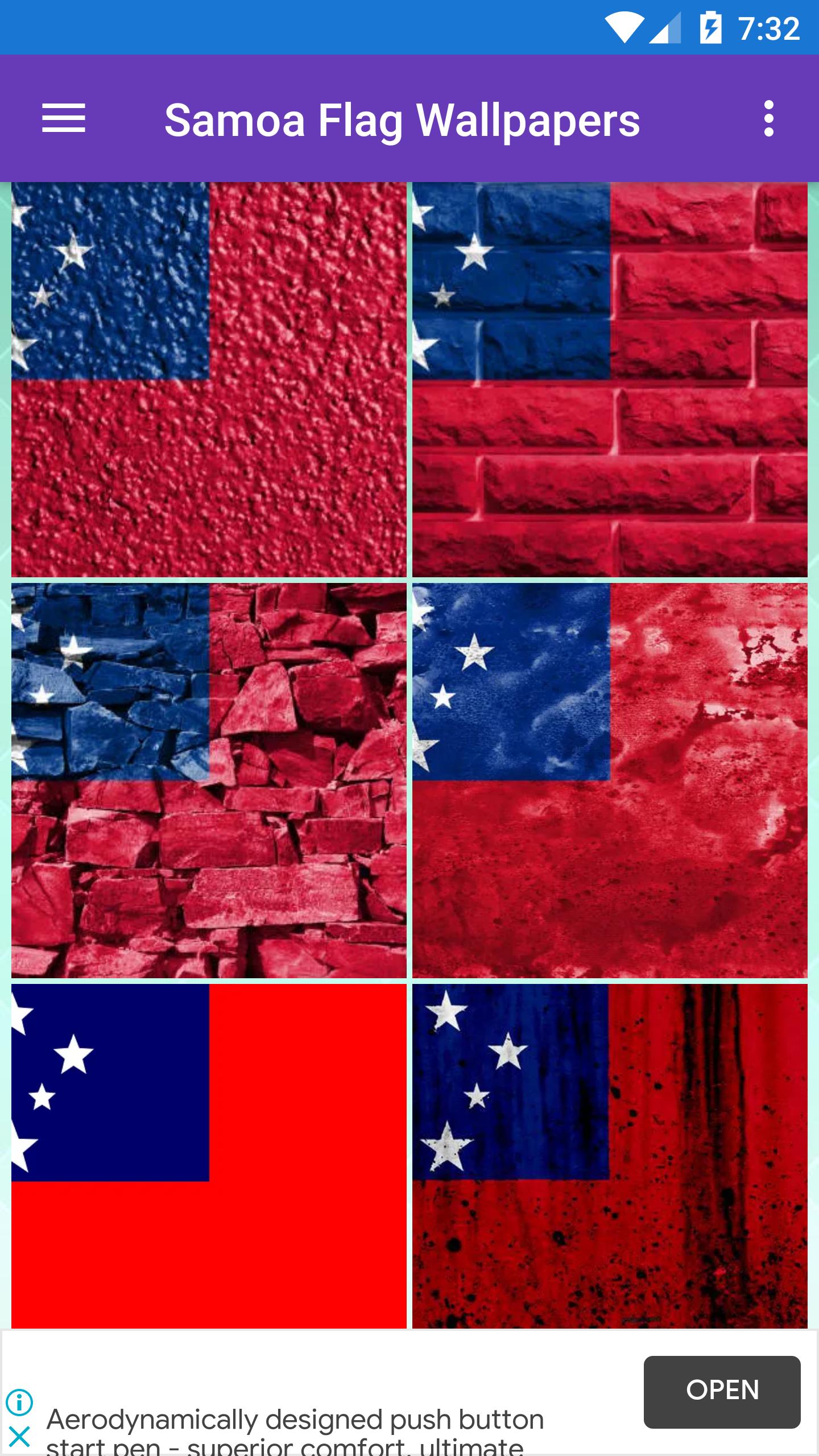 Samoa Flag Wallpapers