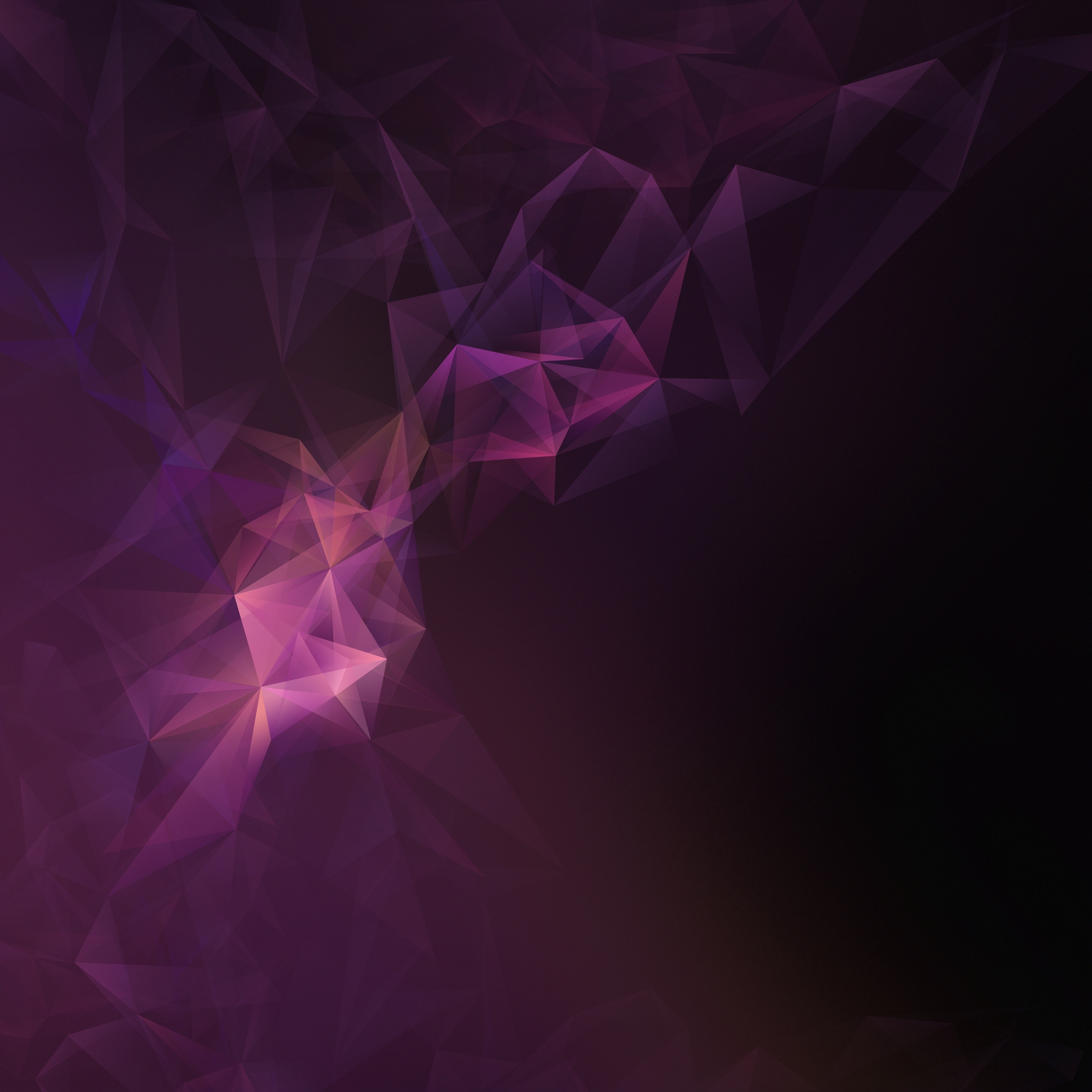 Samsung Galaxy S9 Stock Low-Poly Art Wallpapers