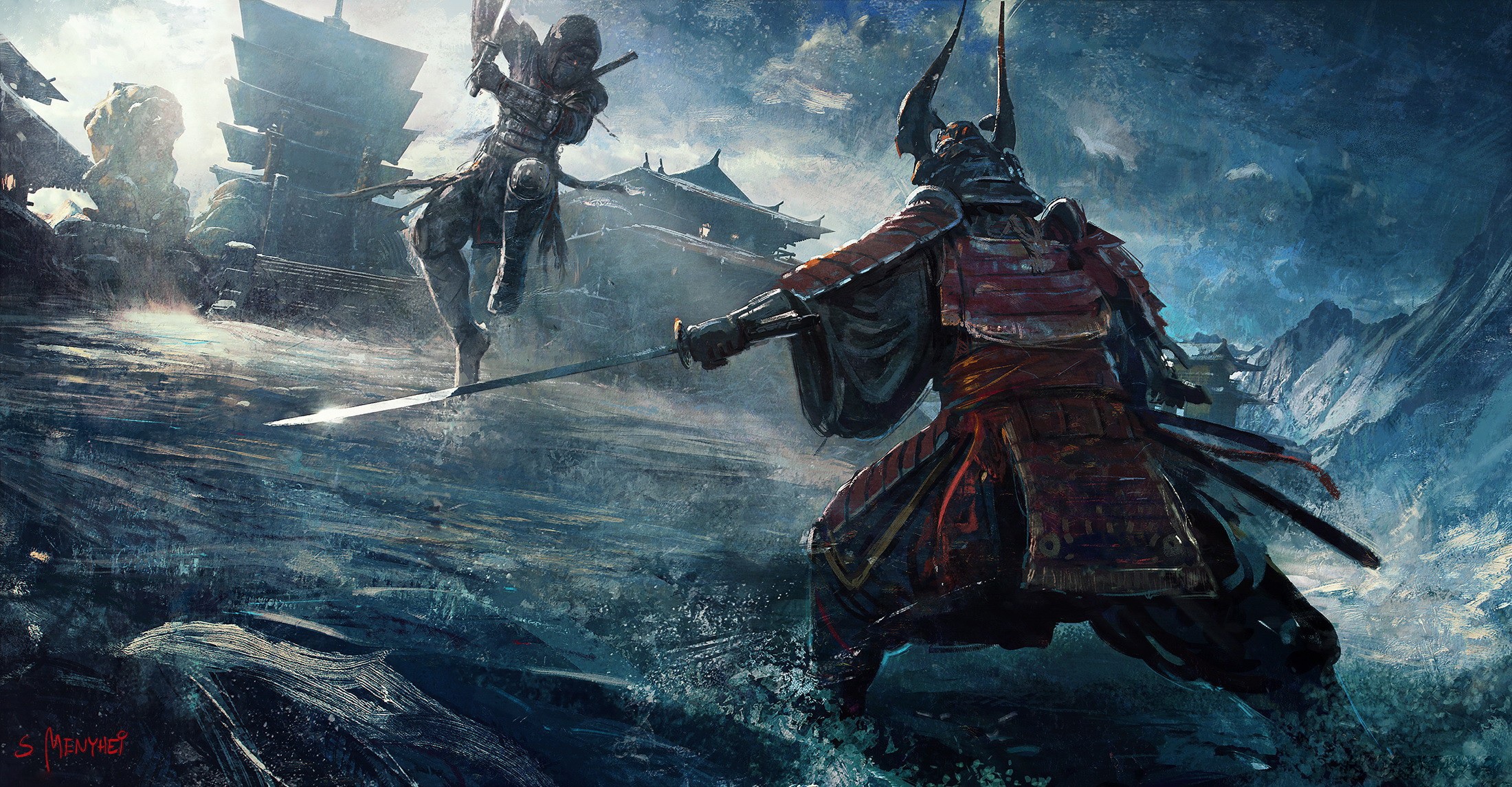 Samurai Battle Wallpapers