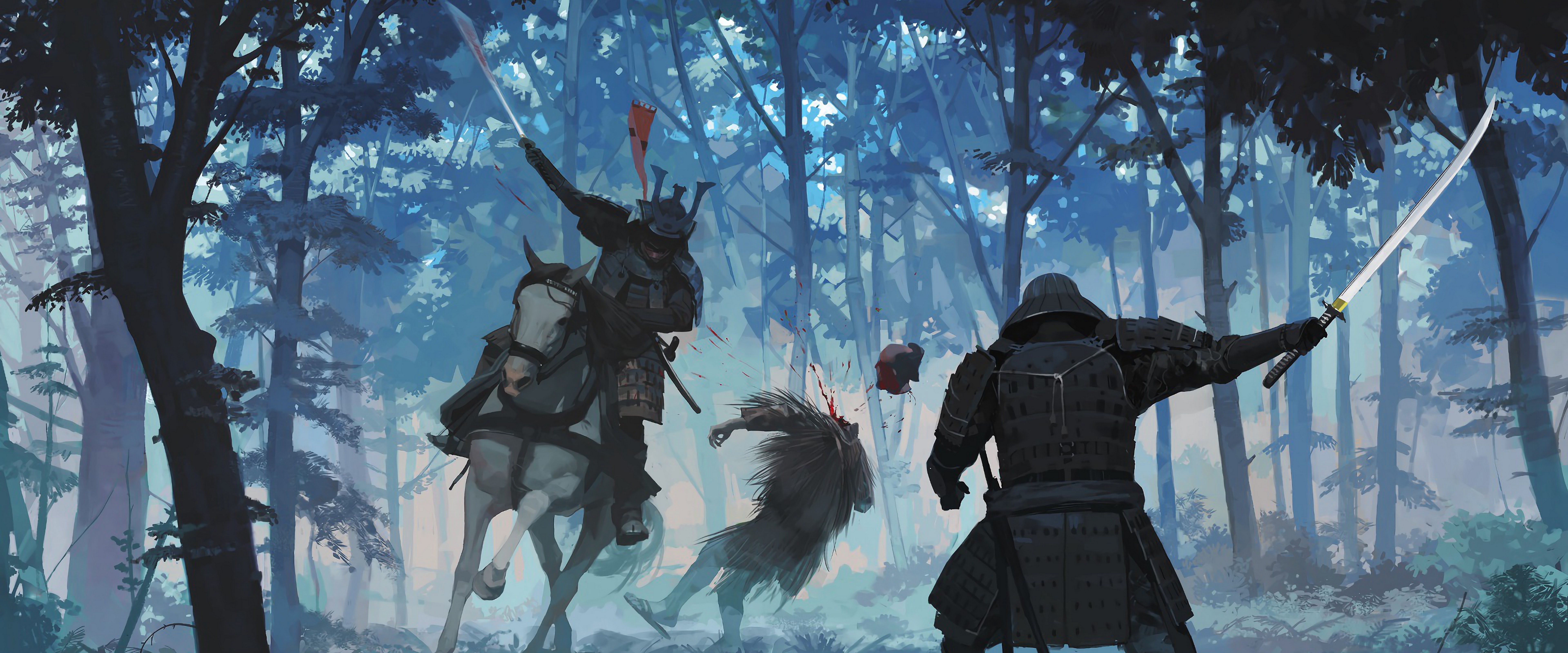 Samurai Battle Wallpapers