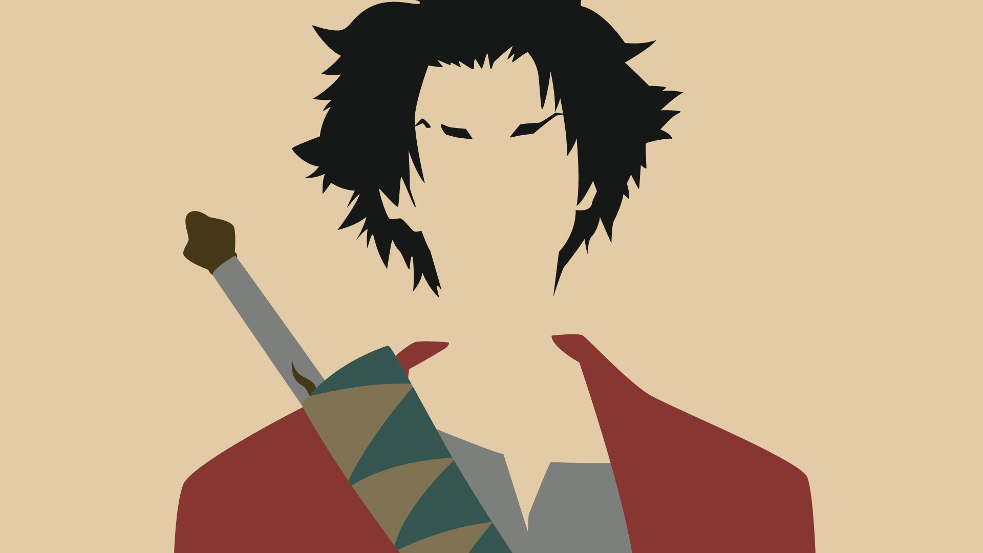 Samurai Champloo Minimalist Wallpapers