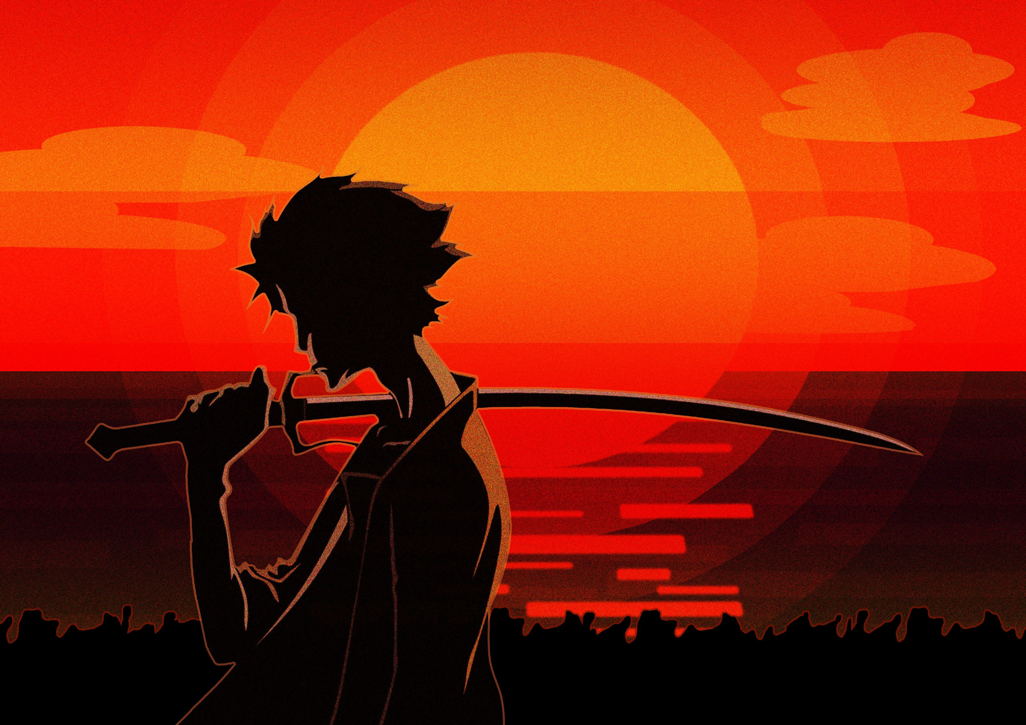 Samurai Champloo Minimalist Wallpapers