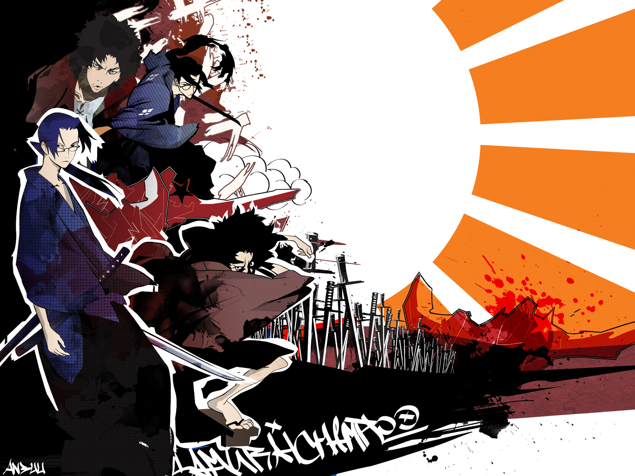 Samurai Champloo Swords Wallpapers