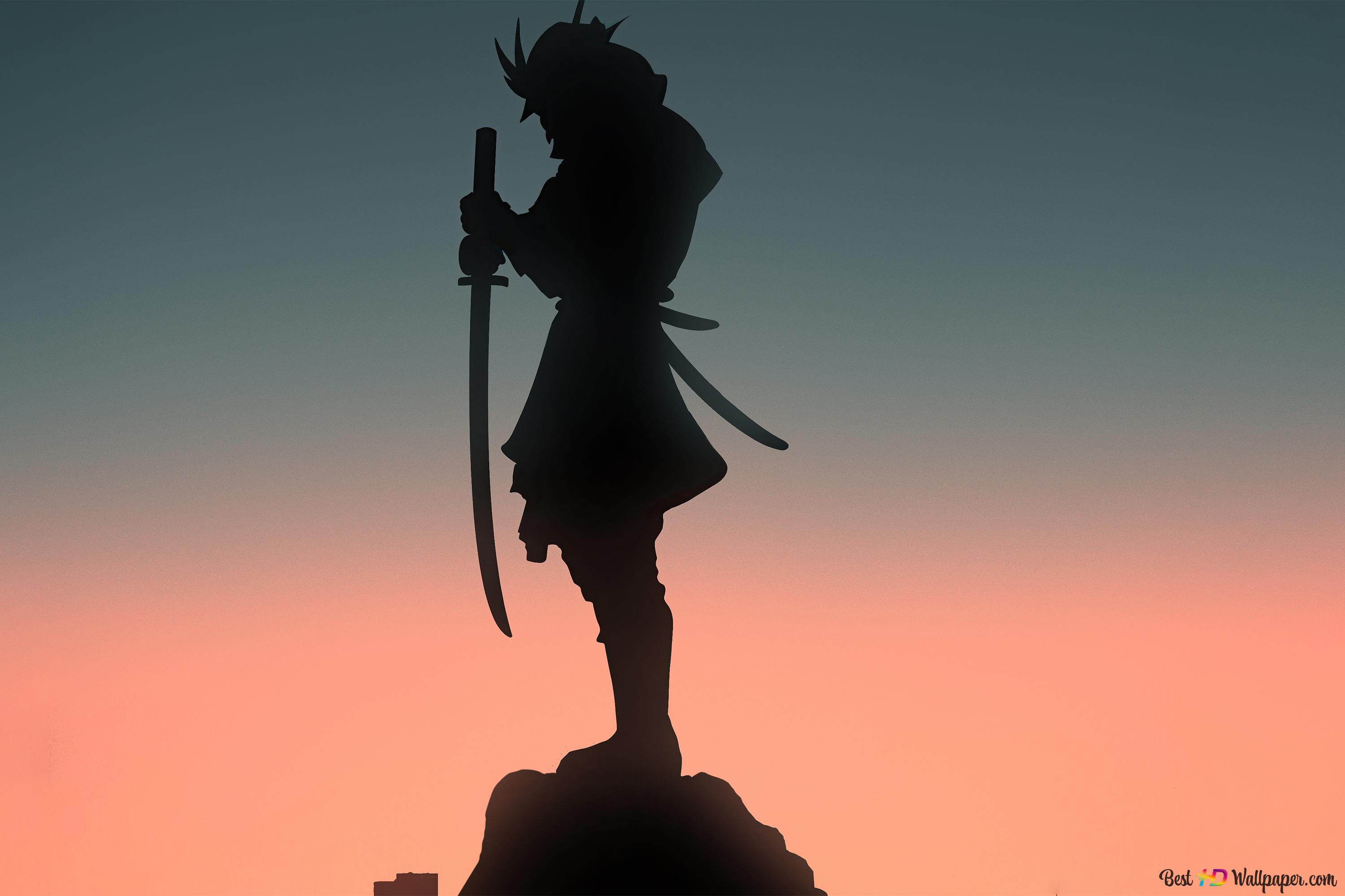 Samurai Minimal 4K Wallpapers