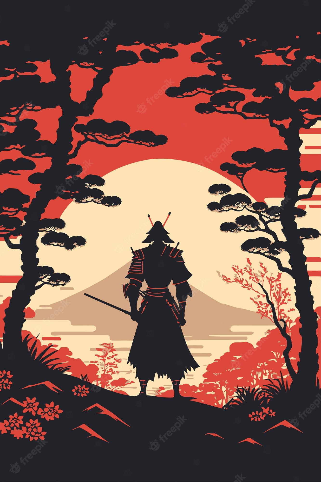 Samurai Warrior Art
 Wallpapers