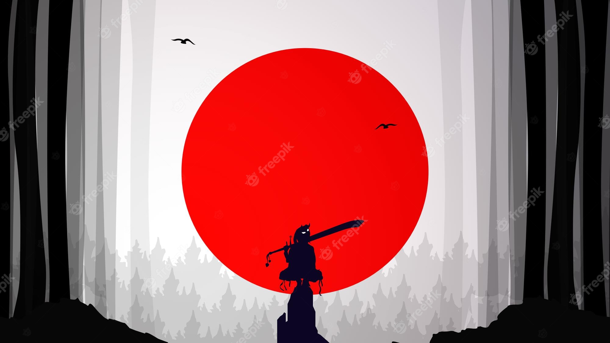 Samurai Warrior Art
 Wallpapers