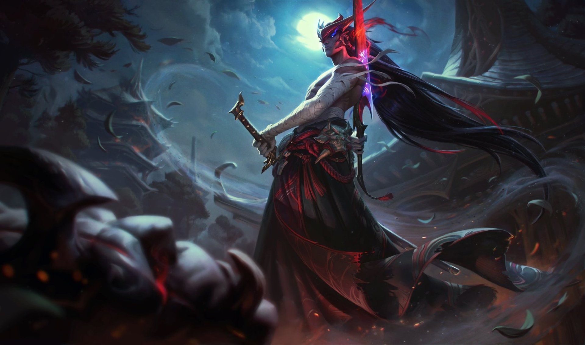 Samurai Yone League Of Legends 8K Wallpapers