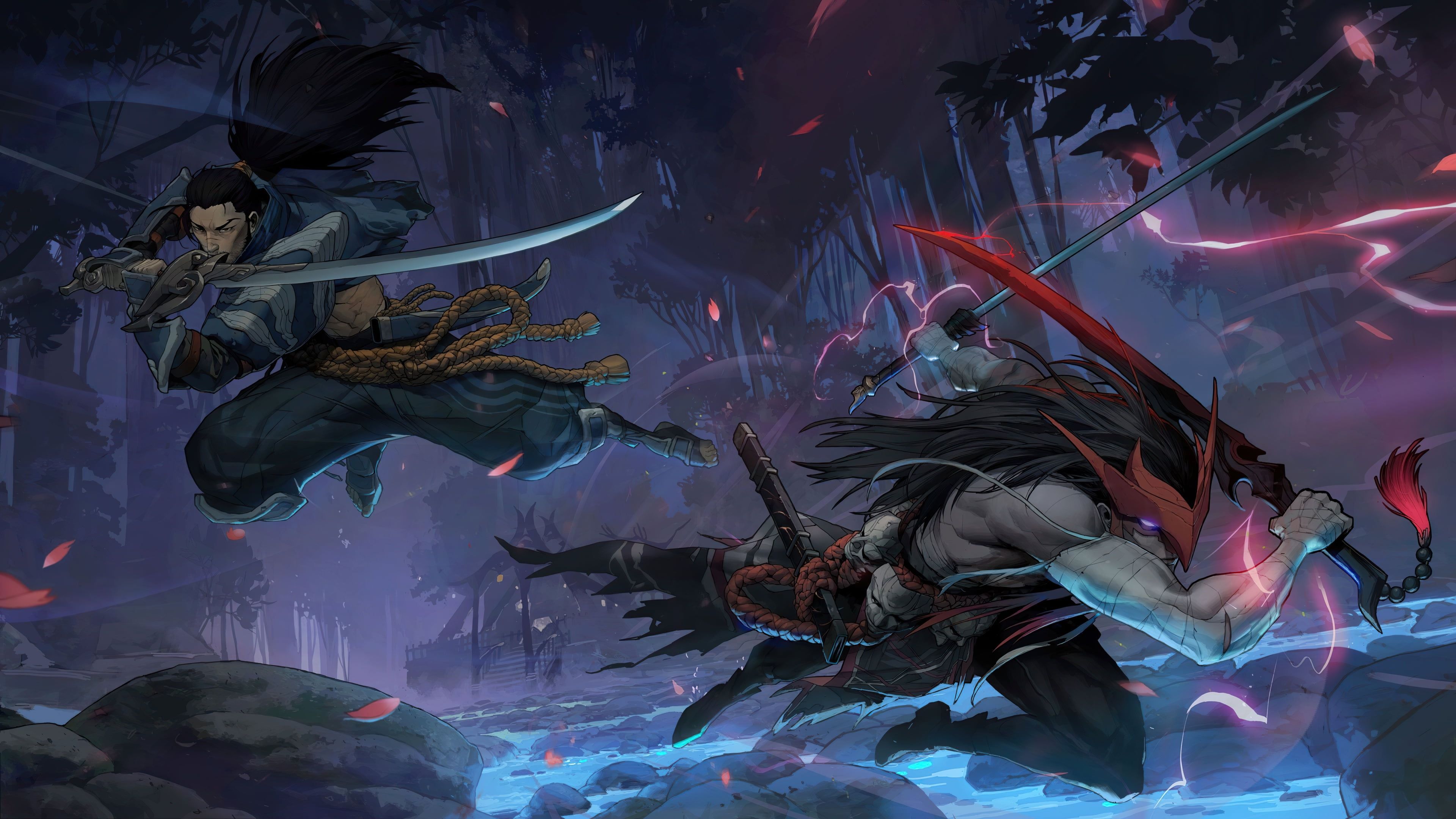 Samurai Yone League Of Legends 8K Wallpapers