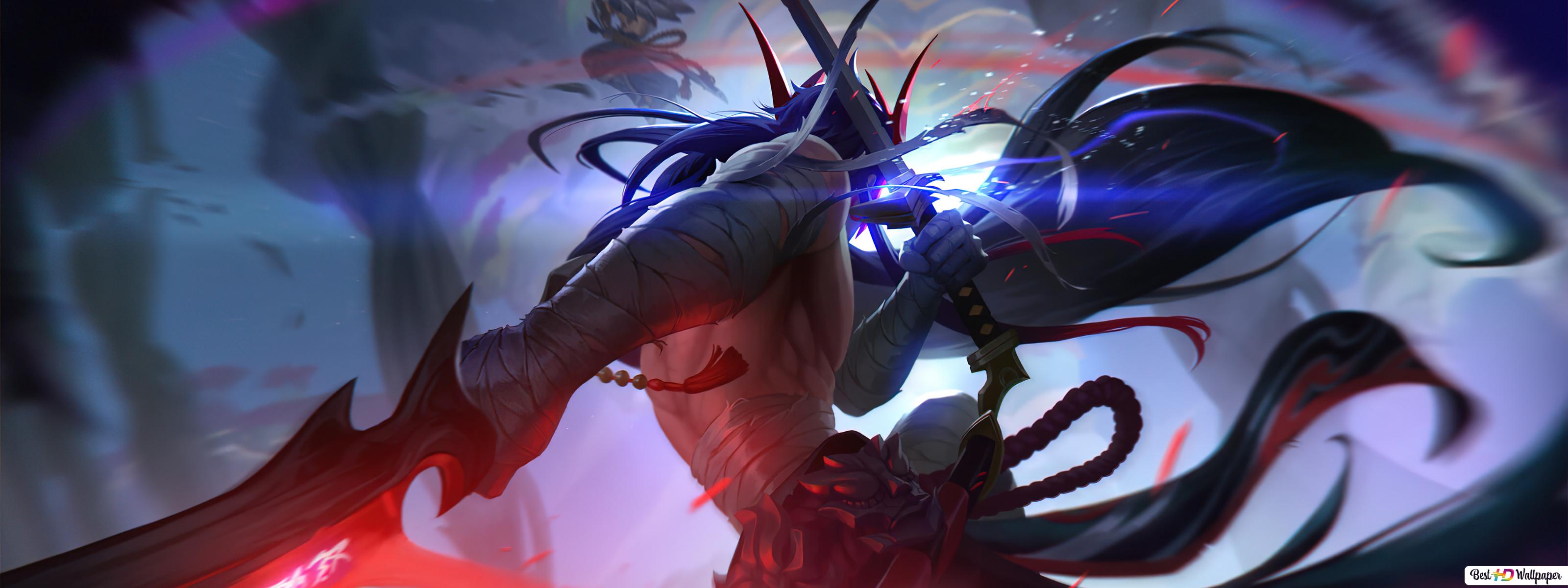 Samurai Yone League Of Legends 8K Wallpapers