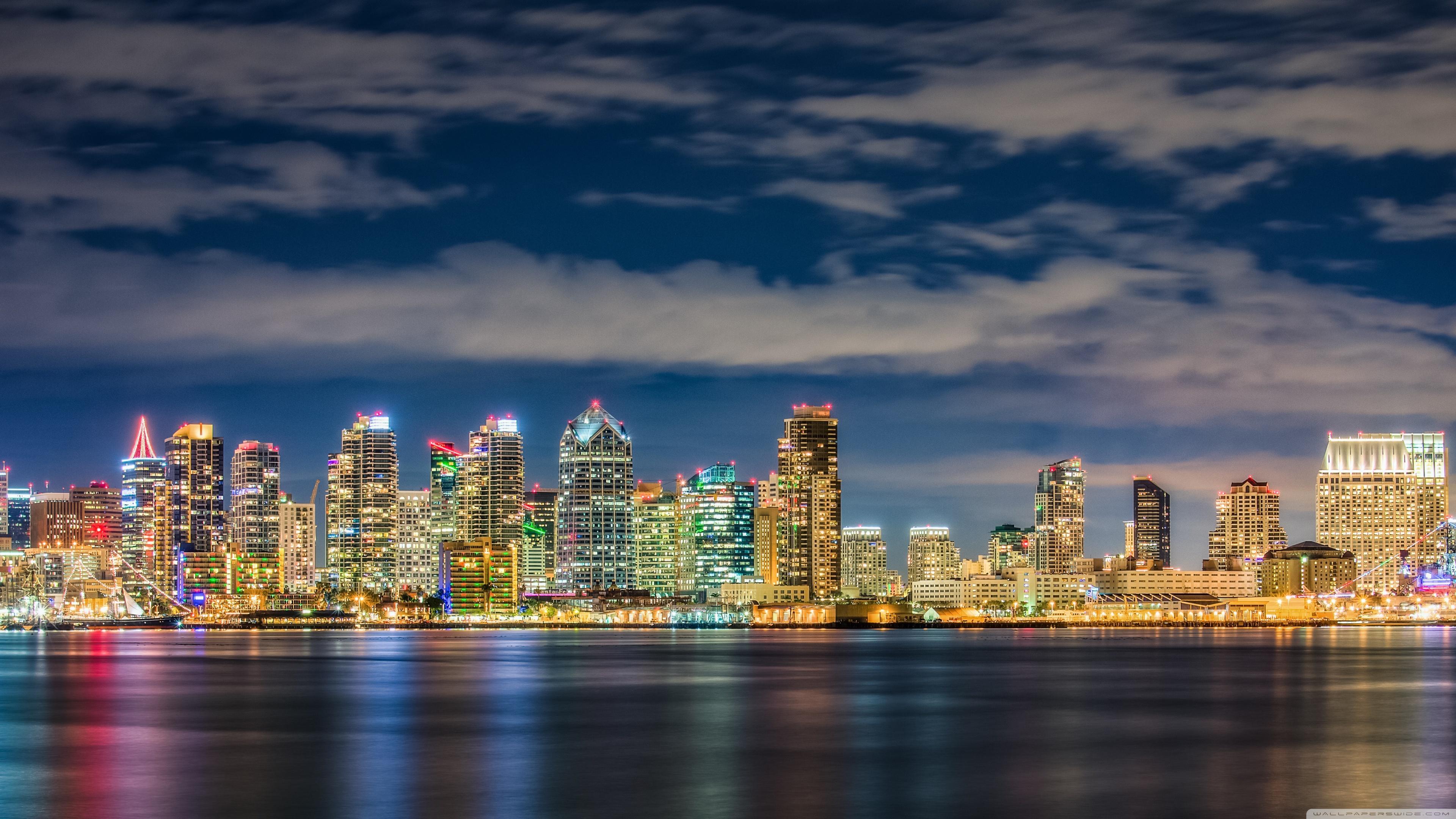 San Diego Building Nightscape Wallpapers