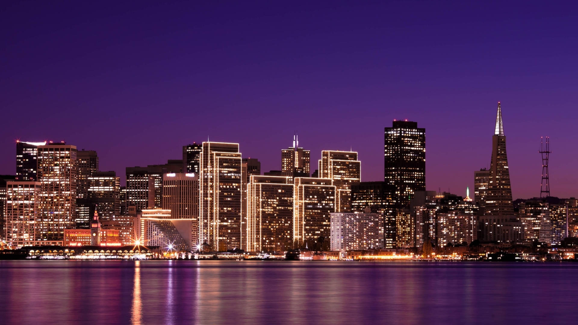 San Diego Building Nightscape Wallpapers