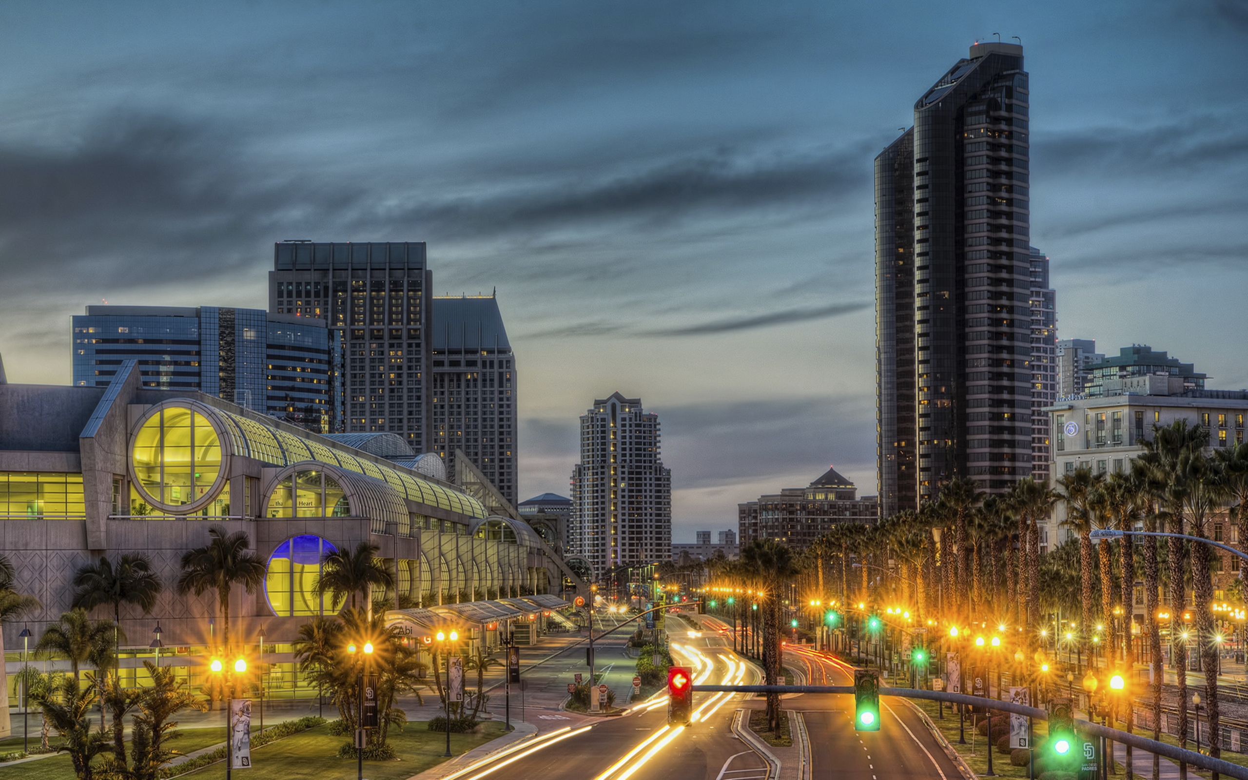 San Diego Building Nightscape Wallpapers