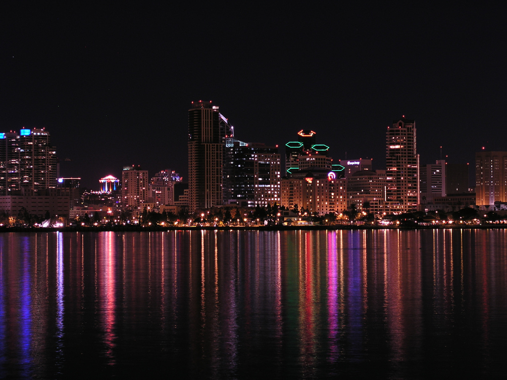 San Diego Building Nightscape Wallpapers