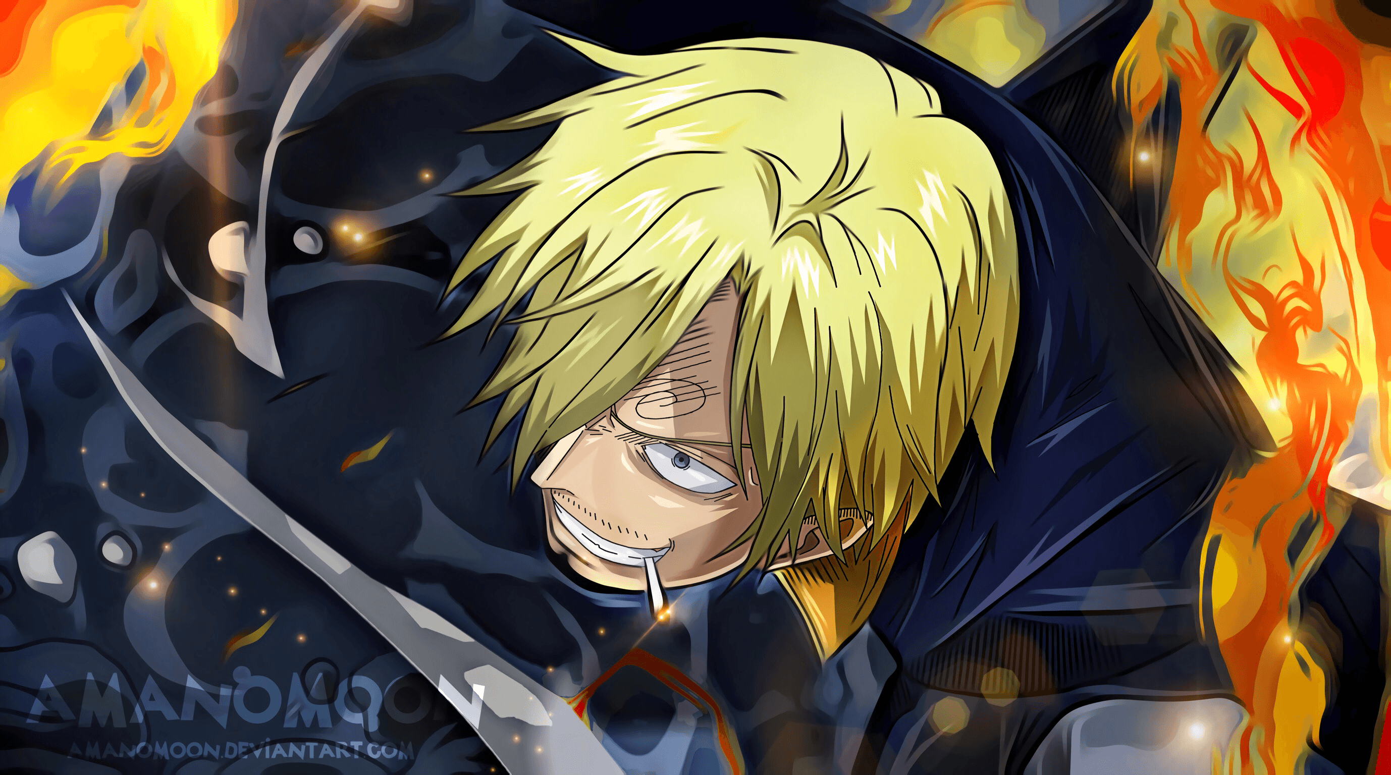 Sanji Art One Piece Wallpapers