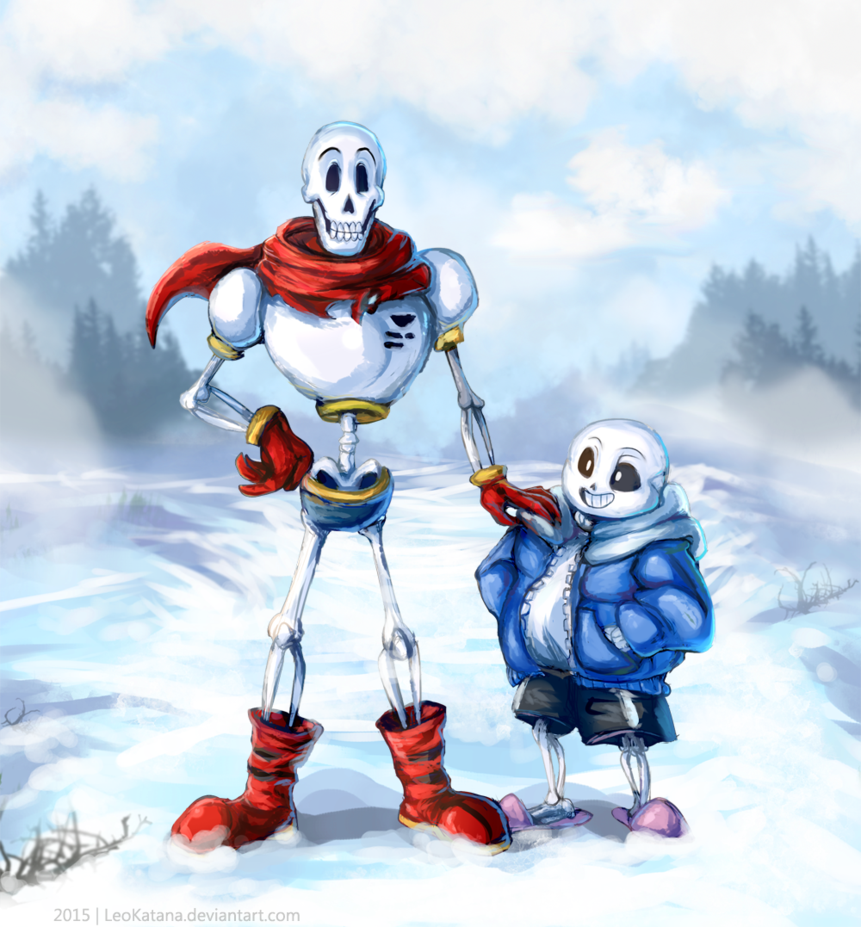 Sans And Papyrus Wallpapers