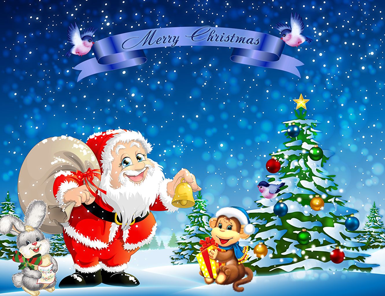 Santa Hd Wallpapers