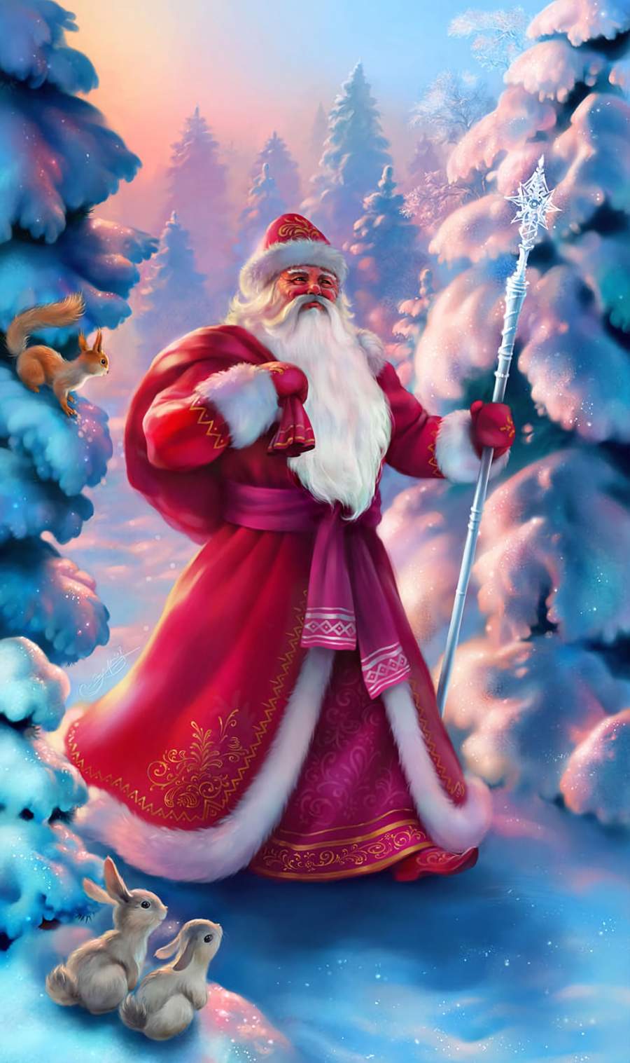 Santa Iphone Wallpapers