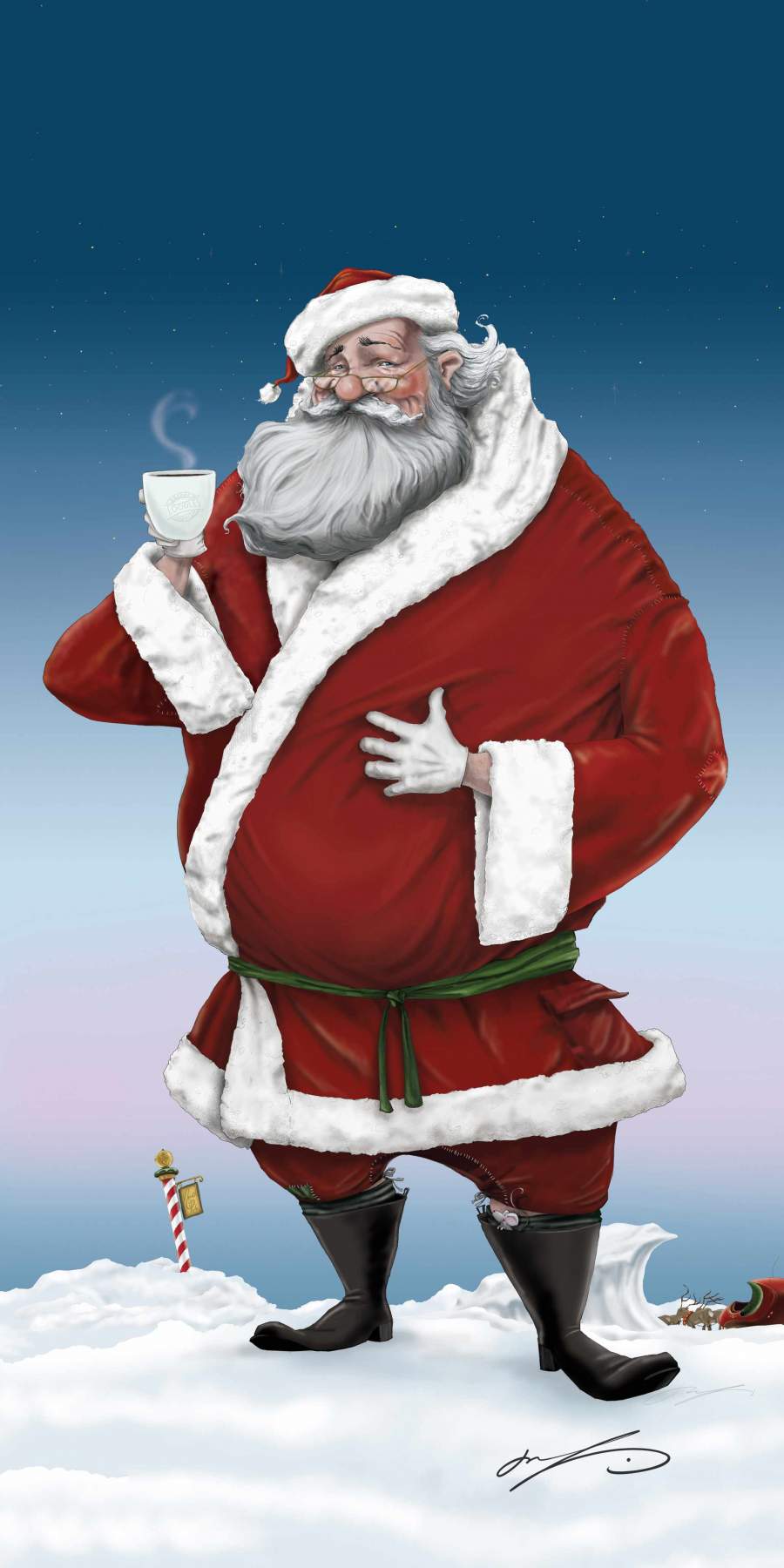 Santa Iphone Wallpapers