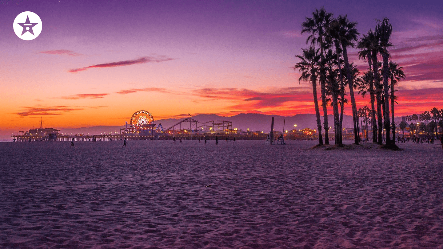 Santa Monica Zoom Background